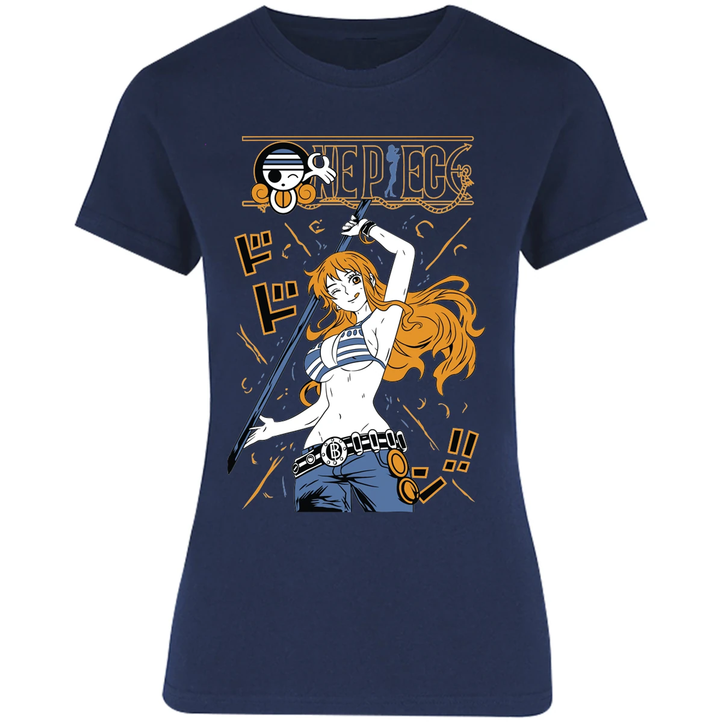 Blusa One Piece Nami Basic Blusa para Mujer 28