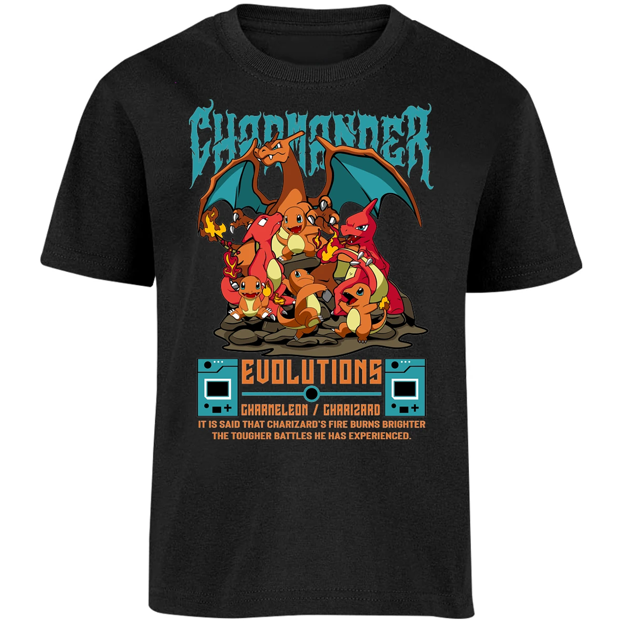 Playera Pokemon Charizard para Niño 8