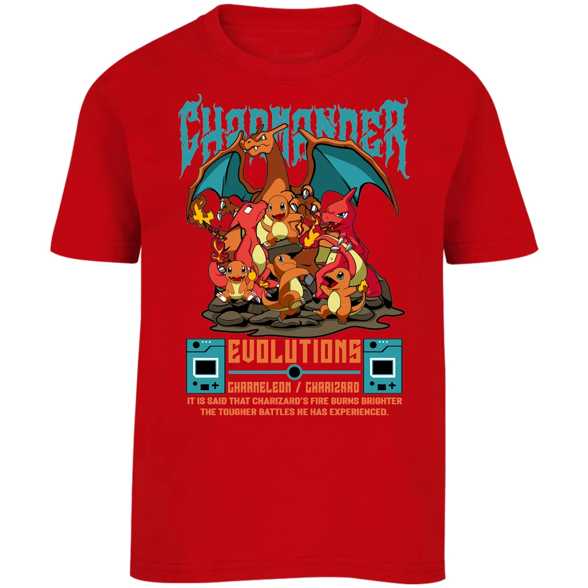 Playera Pokemon Charizard para Niño 1