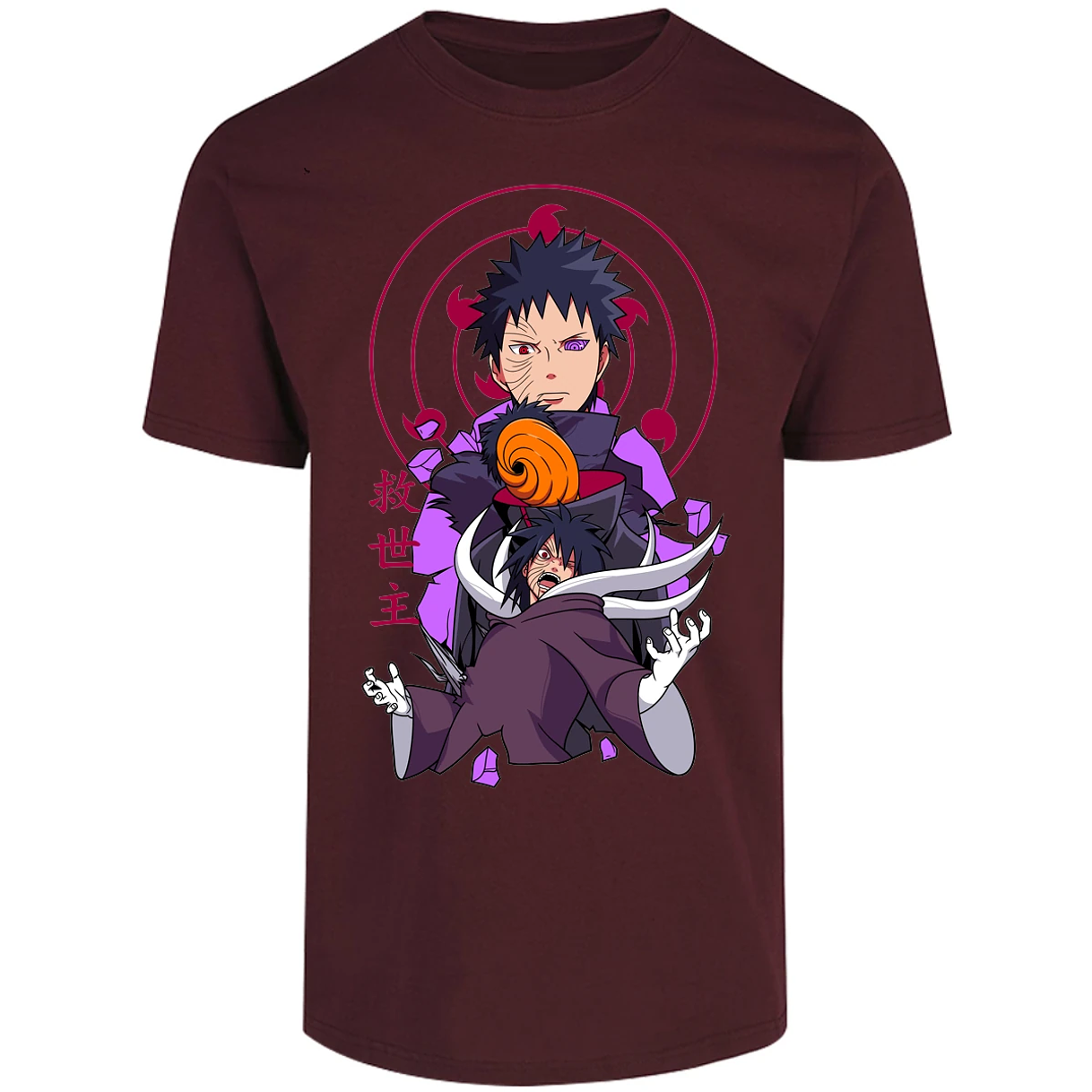 Playera Naruto Obito Anime para Adulto 14
