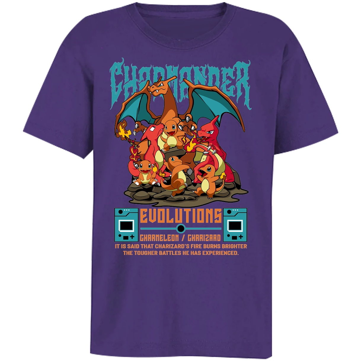 Playera Pokemon Charizard para Niño 4