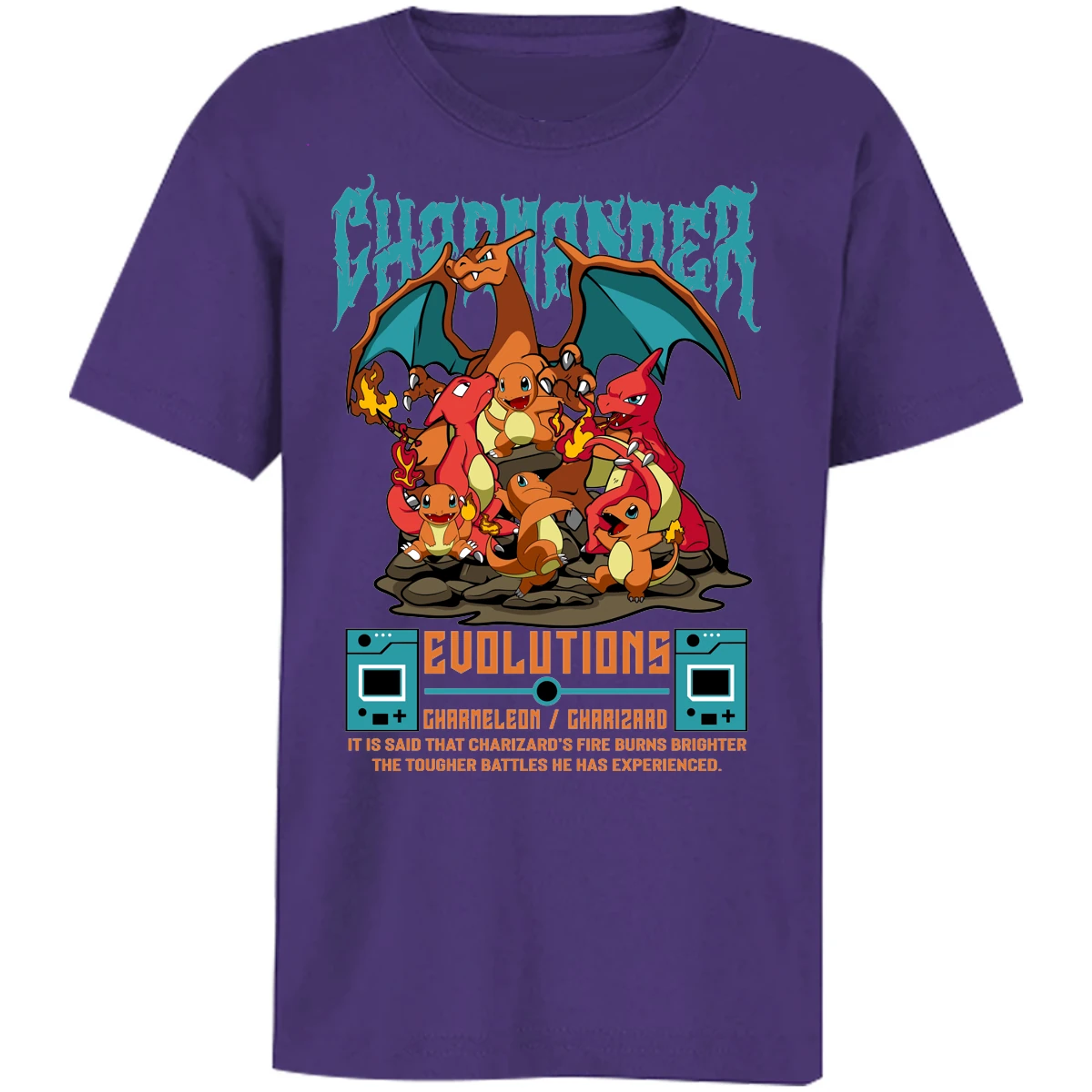 Playera Pokemon Charizard para Niño 4