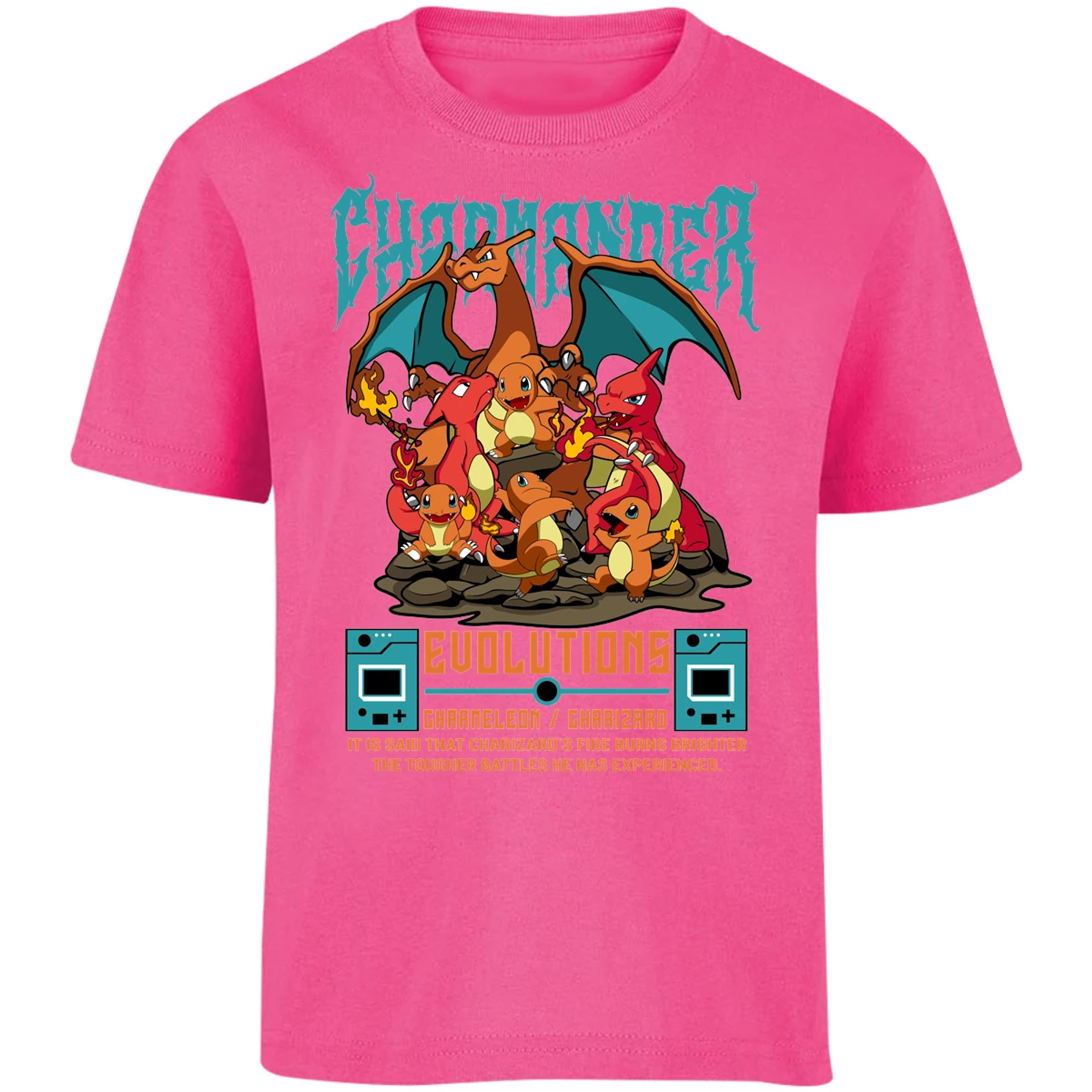 Playera Pokemon Charizard para Niño 5