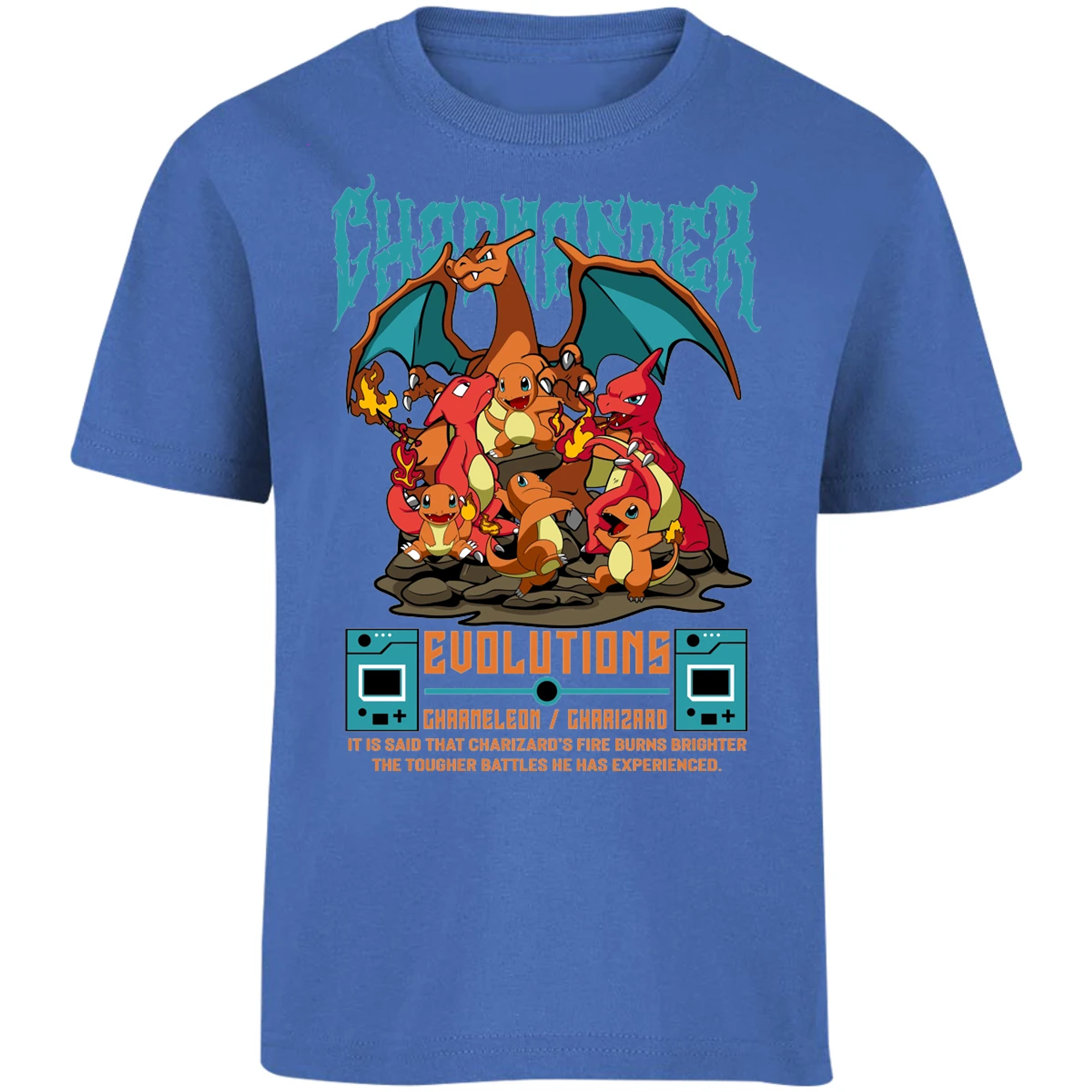 Playera Pokemon Charizard para Niño 14