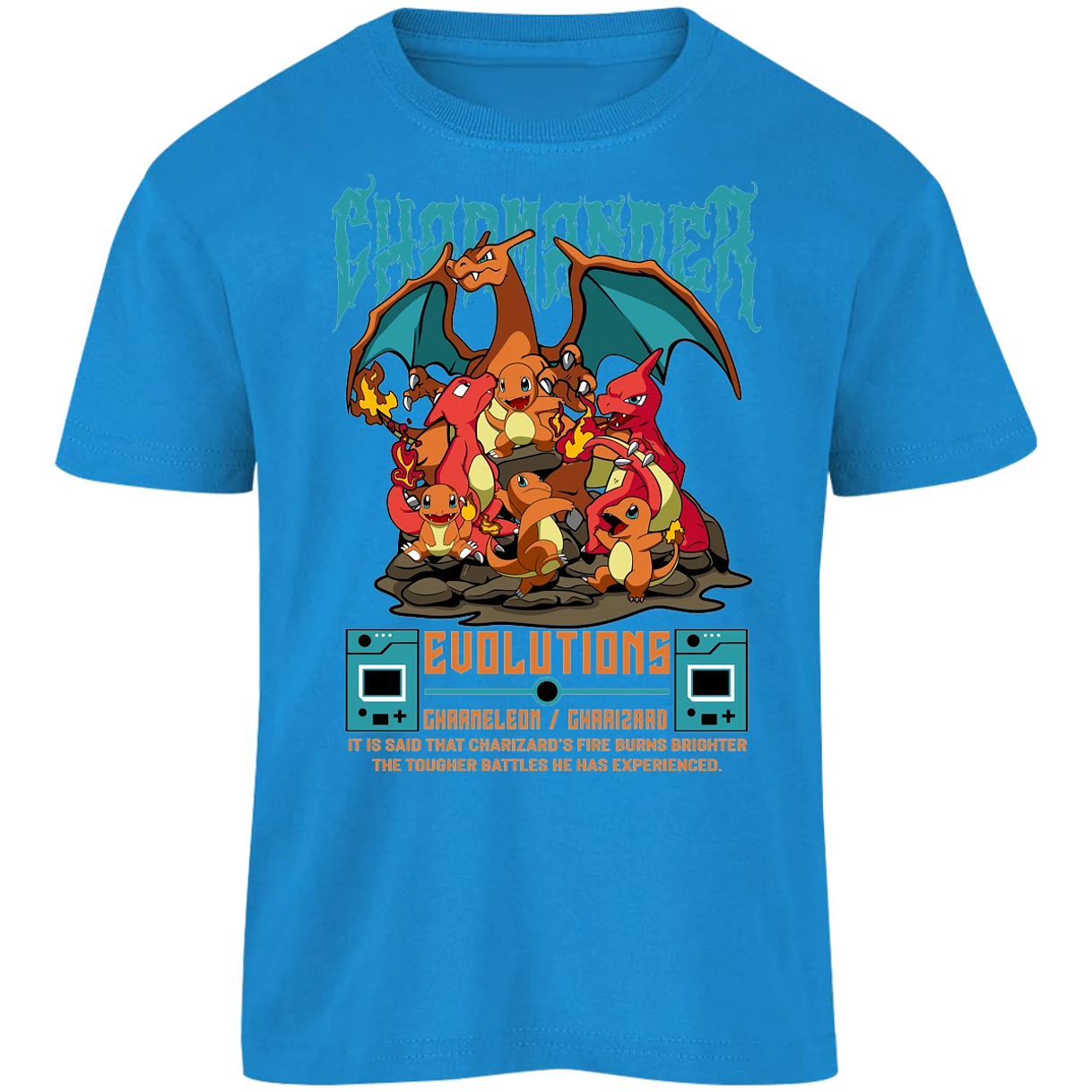 Playera Pokemon Charizard para Niño 16