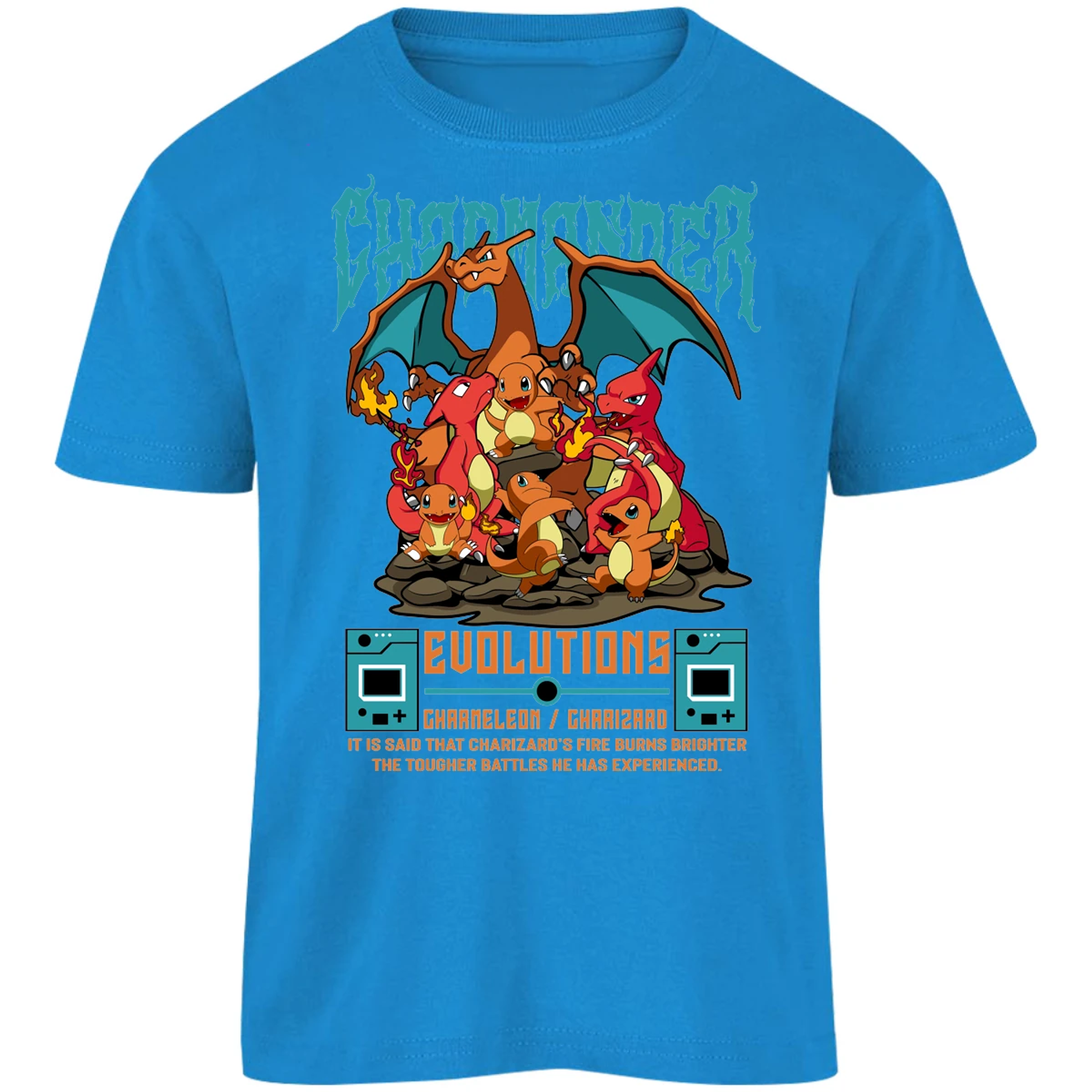 Playera Pokemon Charizard para Niño 16