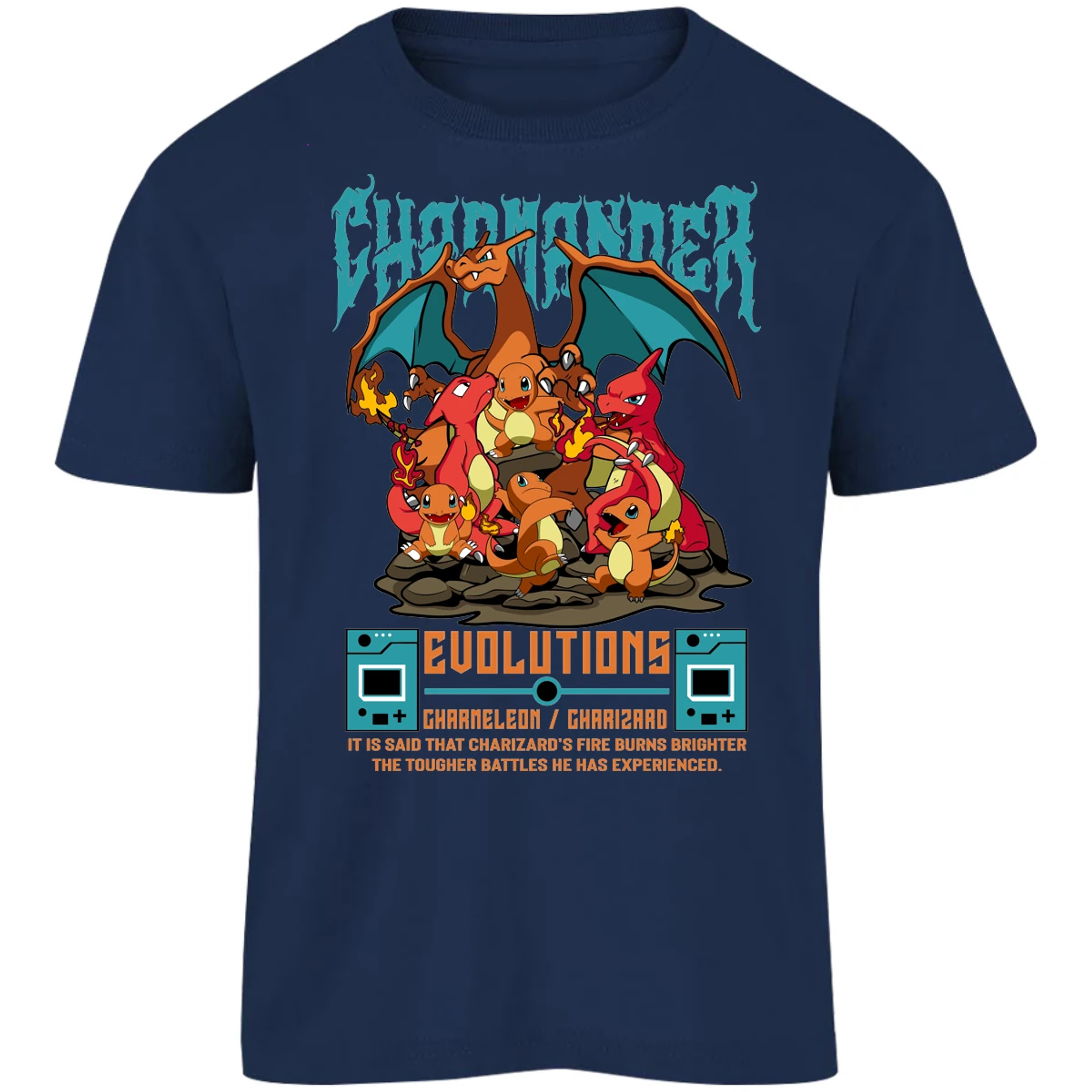 Playera Pokemon Charizard para Niño 17