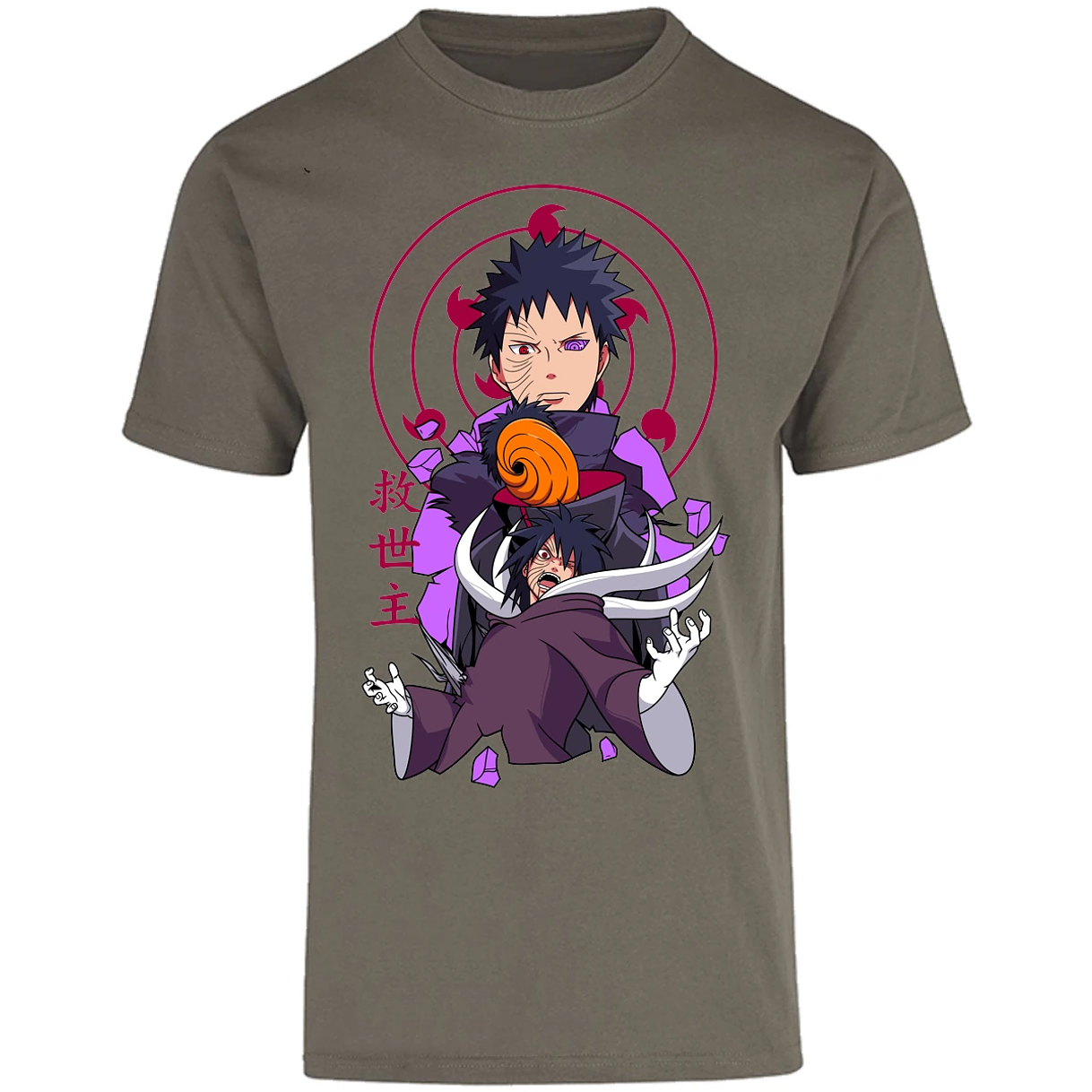Playera Naruto Obito Anime para Adulto 7