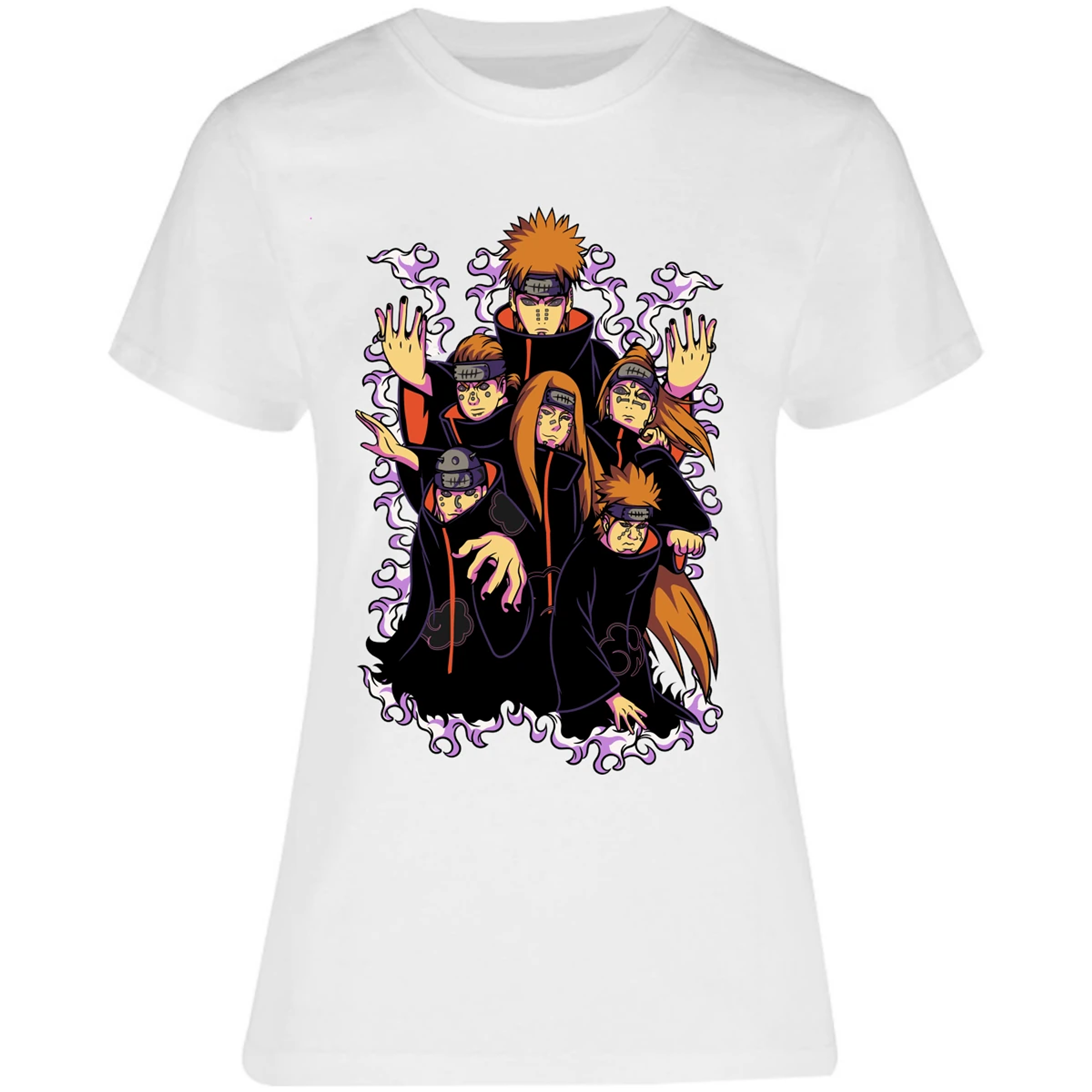 Blusa Naruto Akatsuki Blusa para Mujer 8