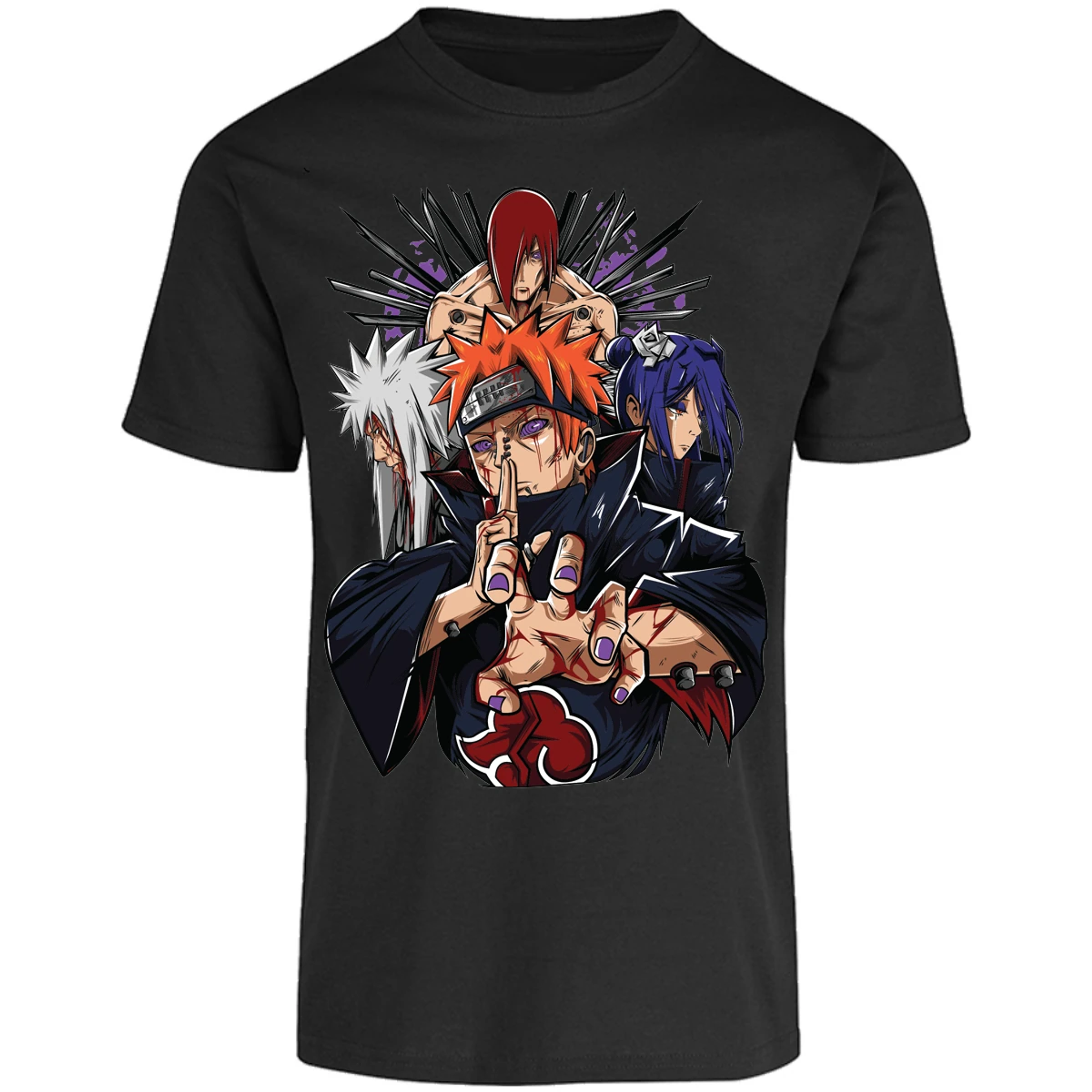 Playera Naruto Pain Anime para Adulto 14