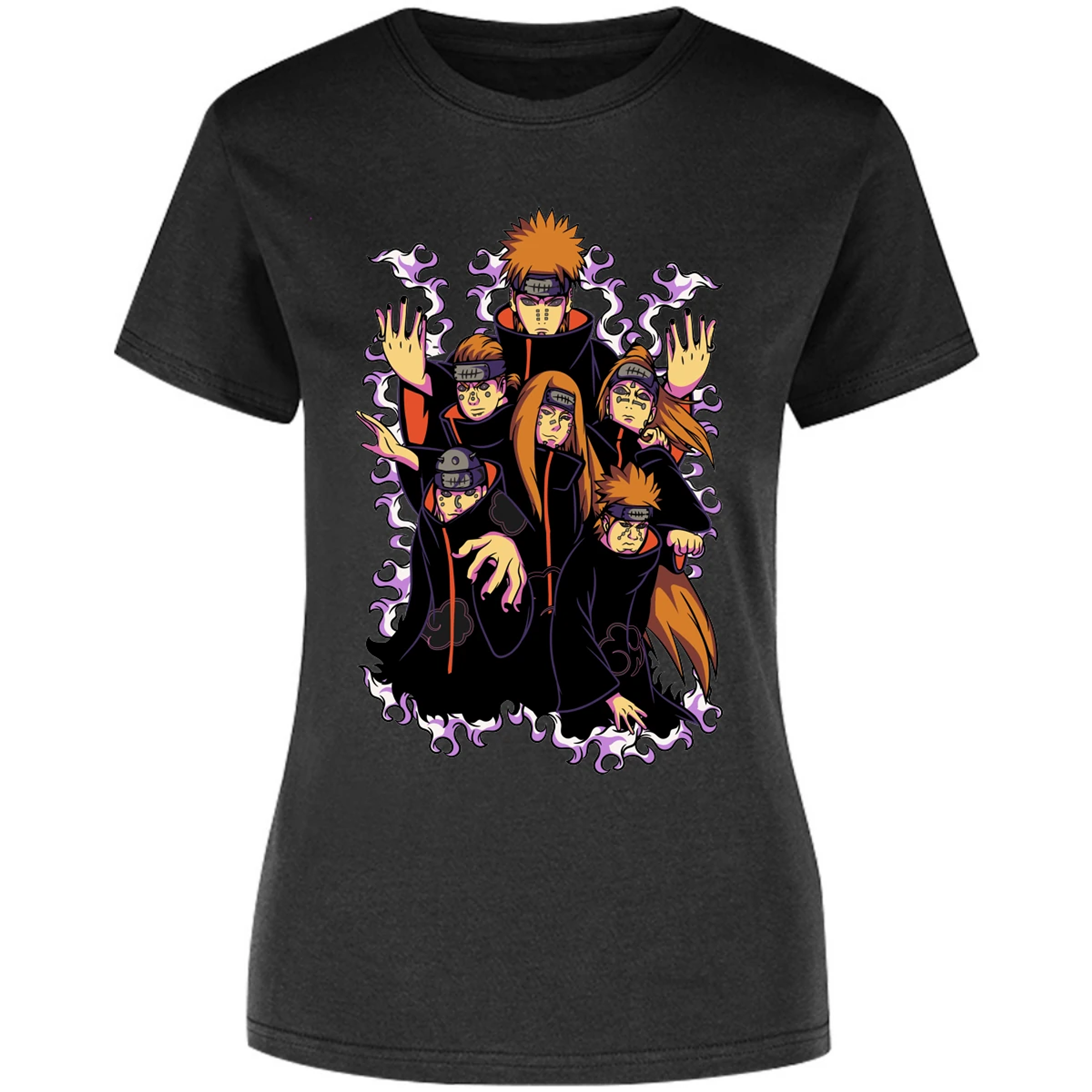 Blusa Naruto Akatsuki Blusa para Mujer 15