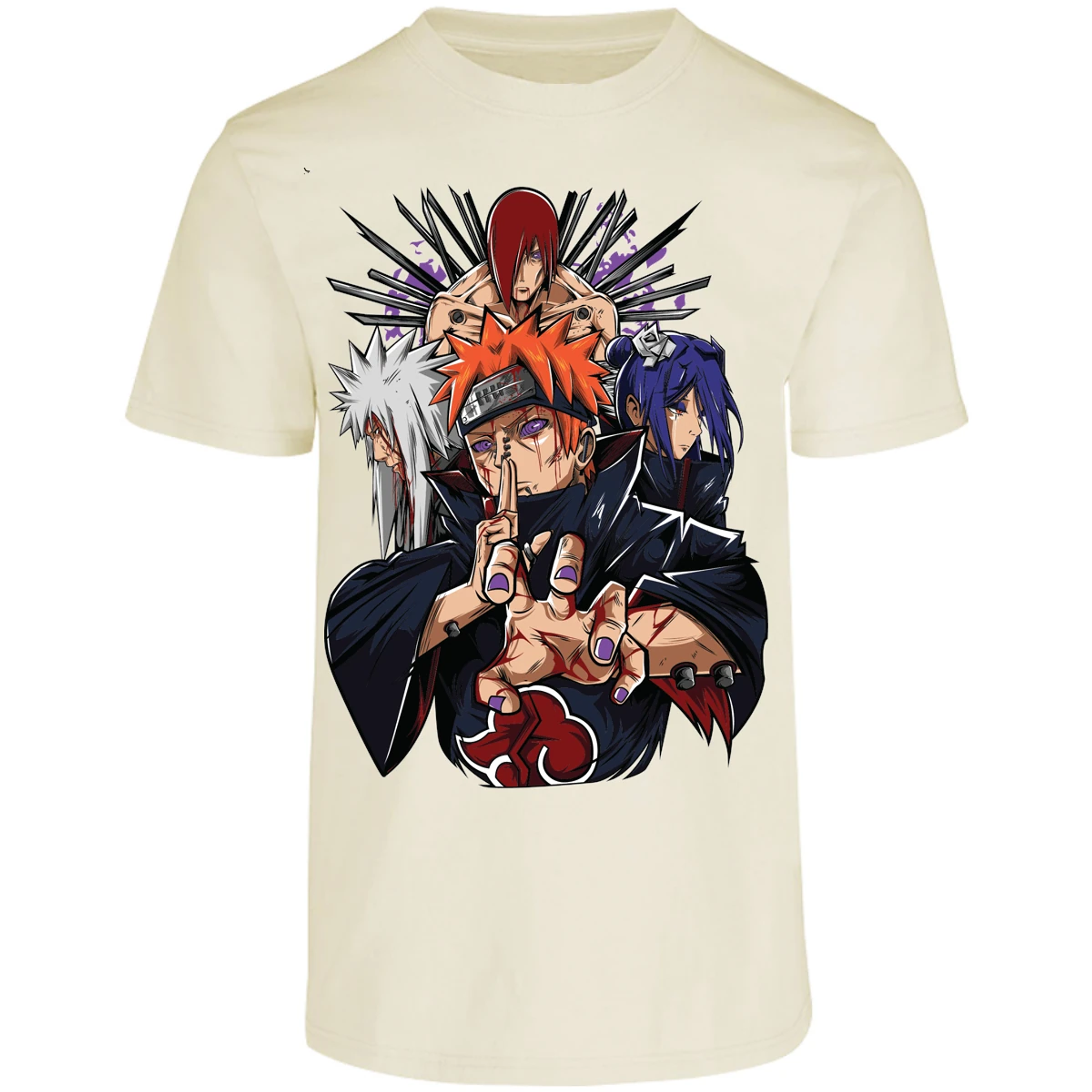 Playera Naruto Pain Anime para Adulto 6