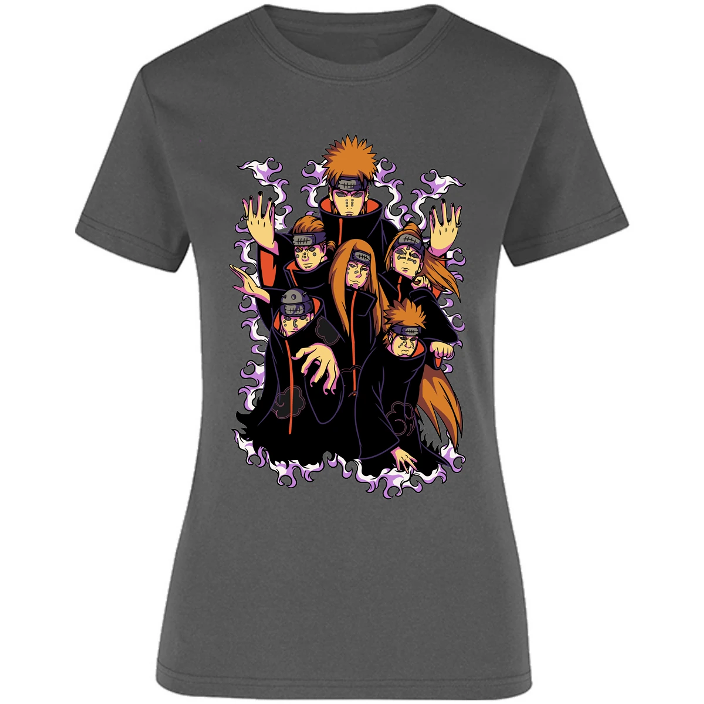 Blusa Naruto Akatsuki Blusa para Mujer 11
