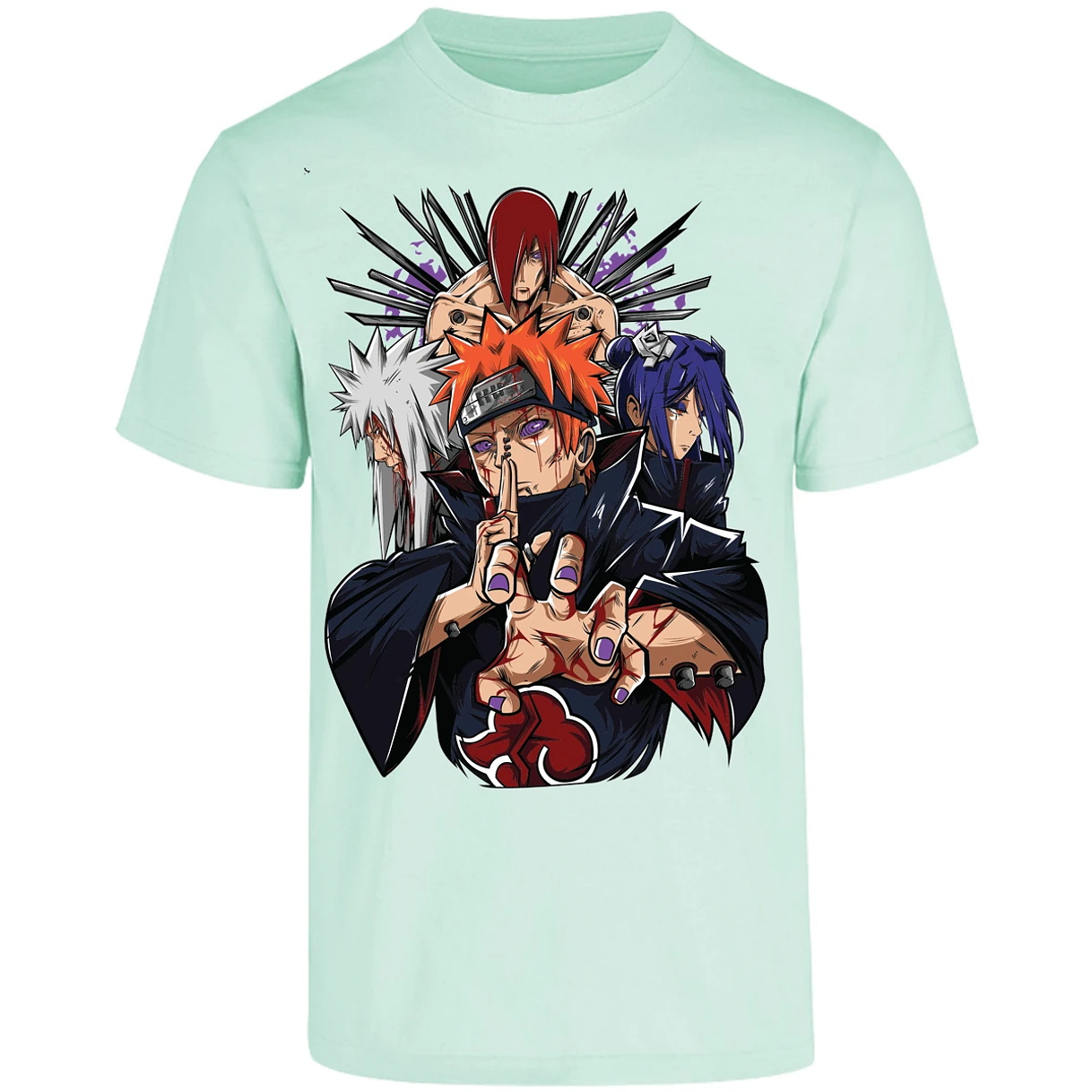 Playera Naruto Pain Anime para Adulto 13