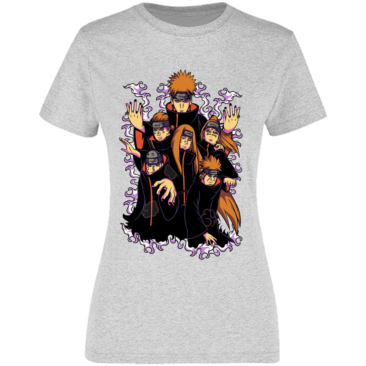 Blusa Naruto Akatsuki Blusa para Mujer 2