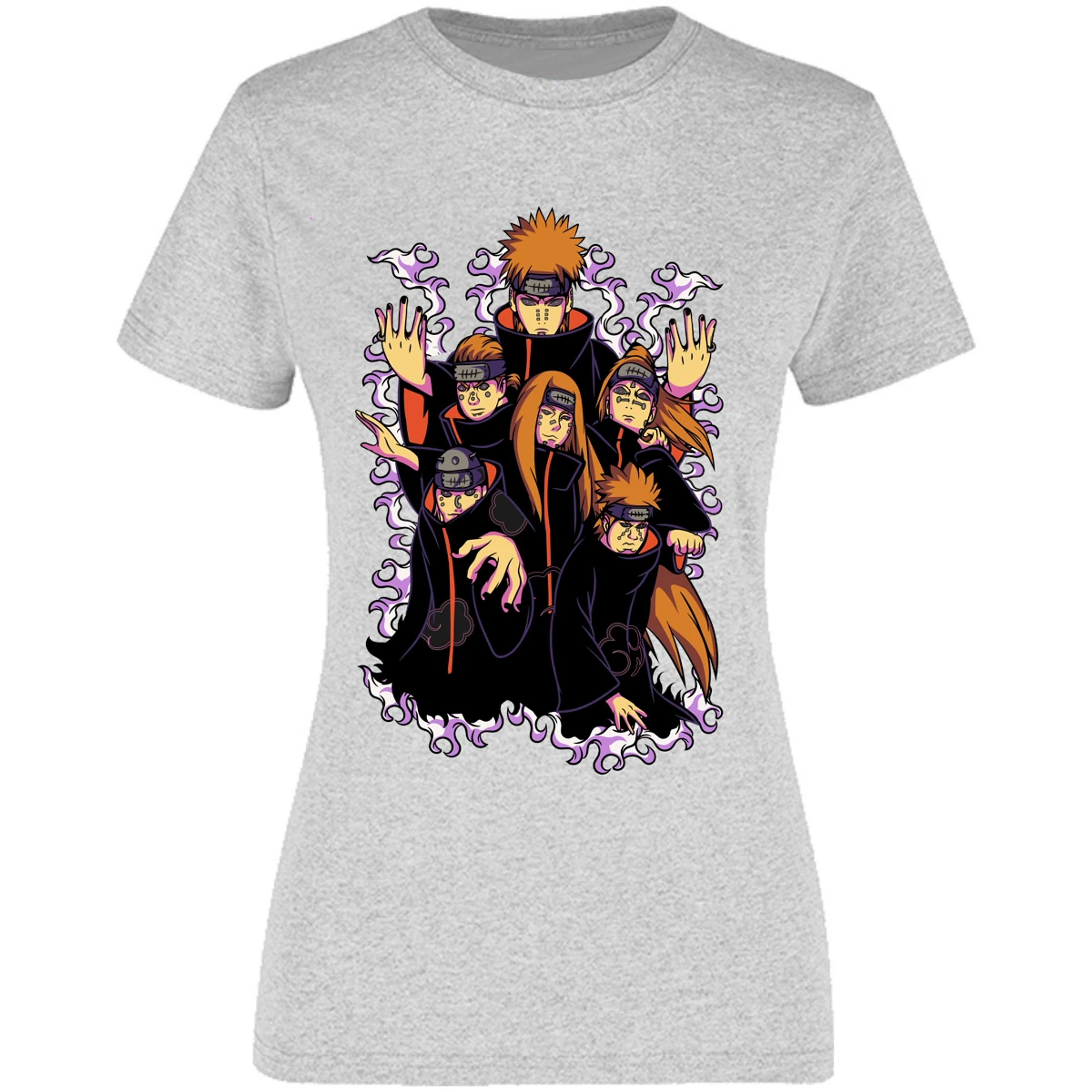 Blusa Naruto Akatsuki Blusa para Mujer 2