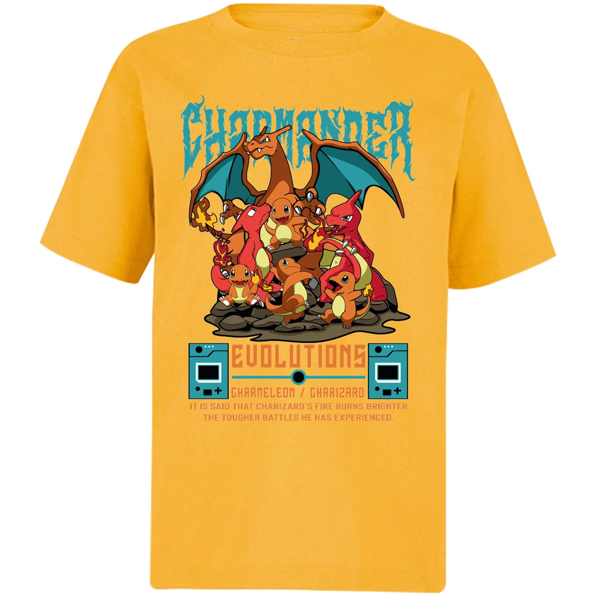 Playera Pokemon Charmander Anime para Niño 12