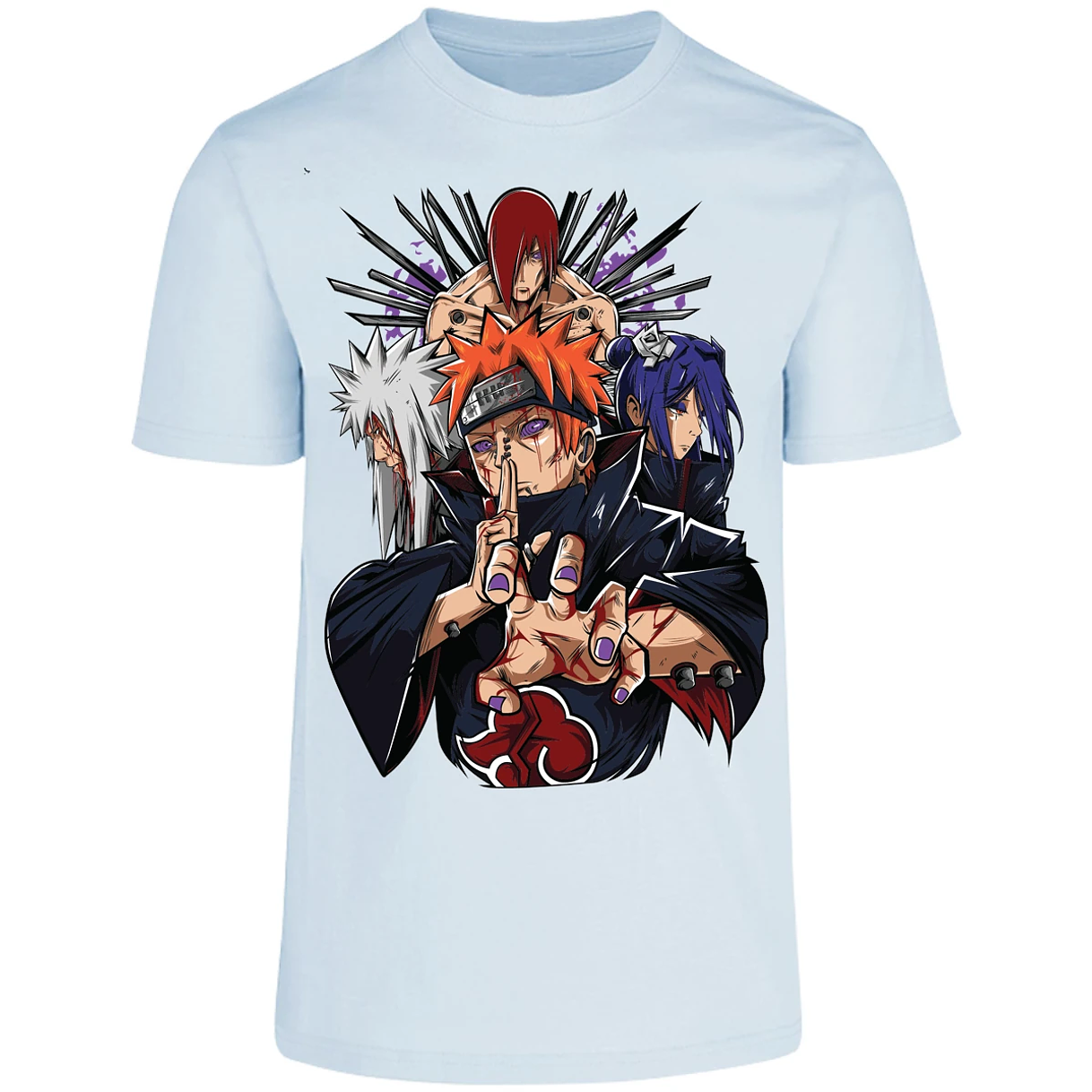 Playera Naruto Pain Anime para Adulto 24