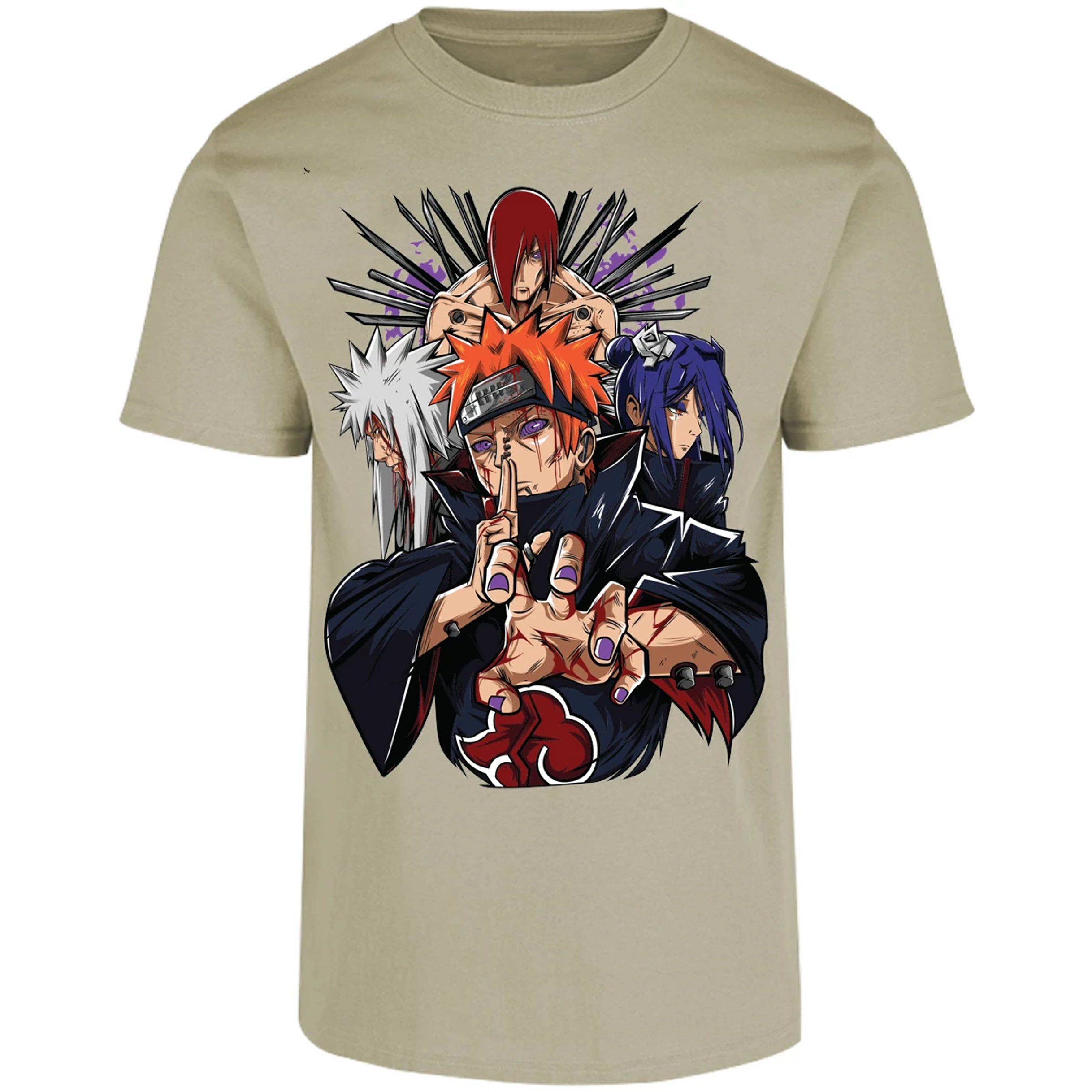 Playera Naruto Pain Anime para Adulto 7