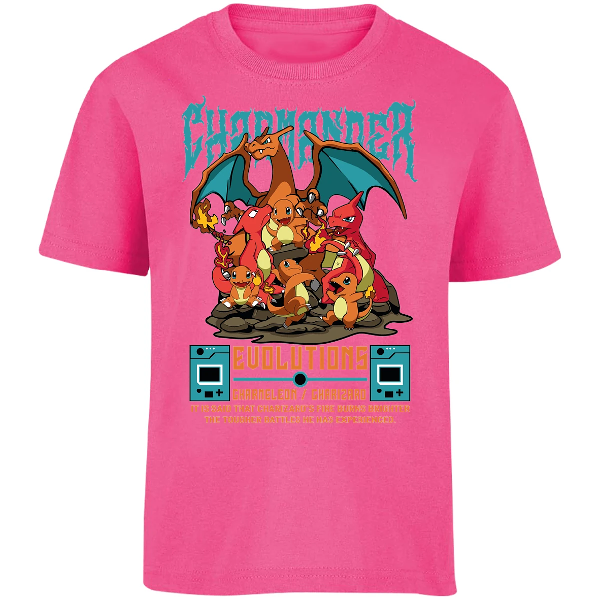 Playera Pokemon Charmander Anime para Niño 2