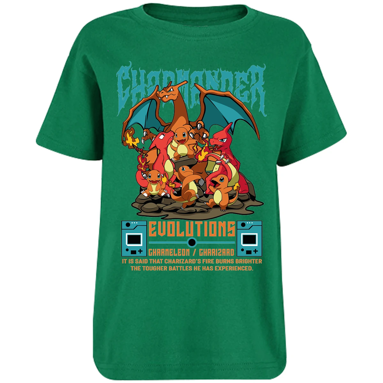 Playera Pokemon Charmander Anime para Niño 9