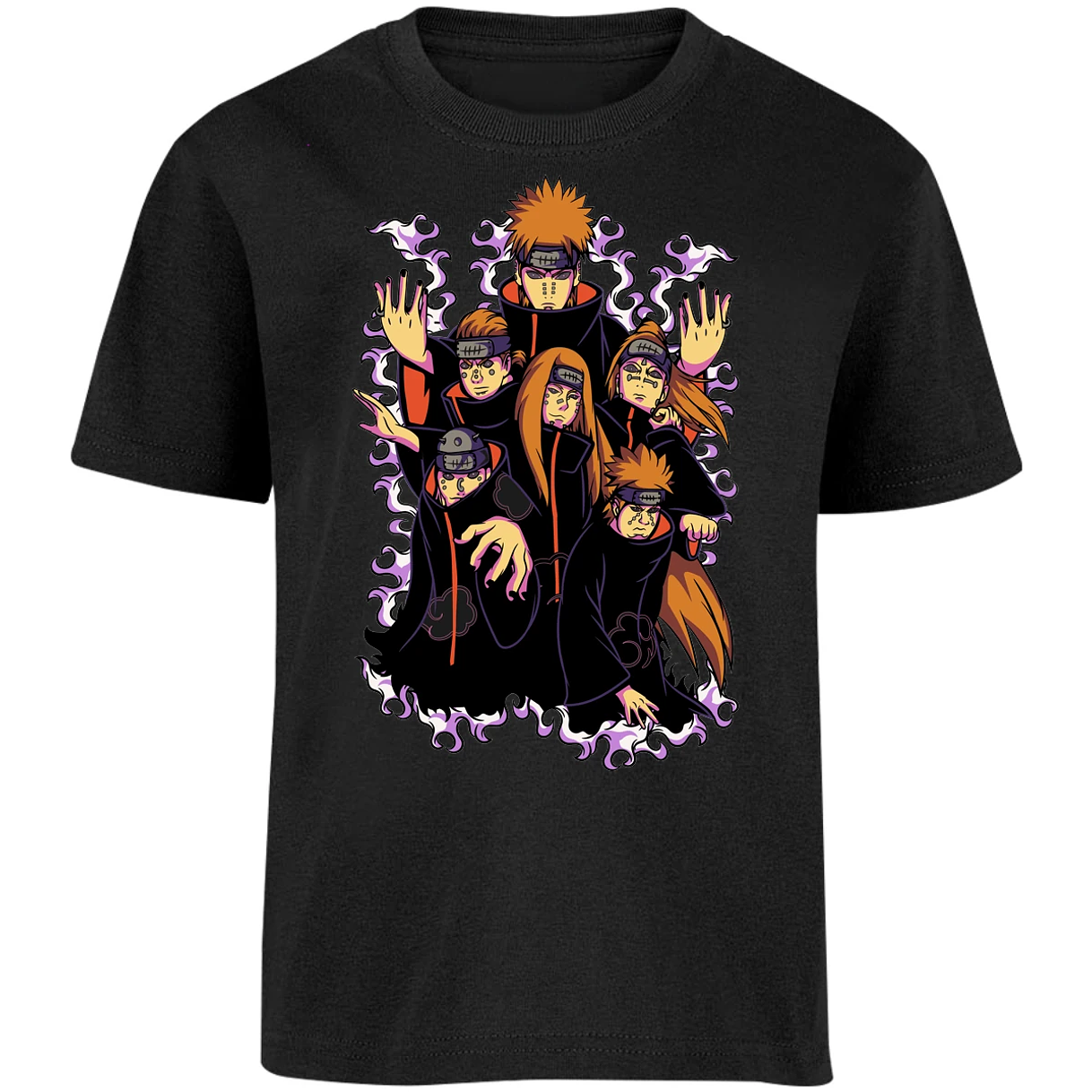 Playera Naruto Akatsuki para Niño 5