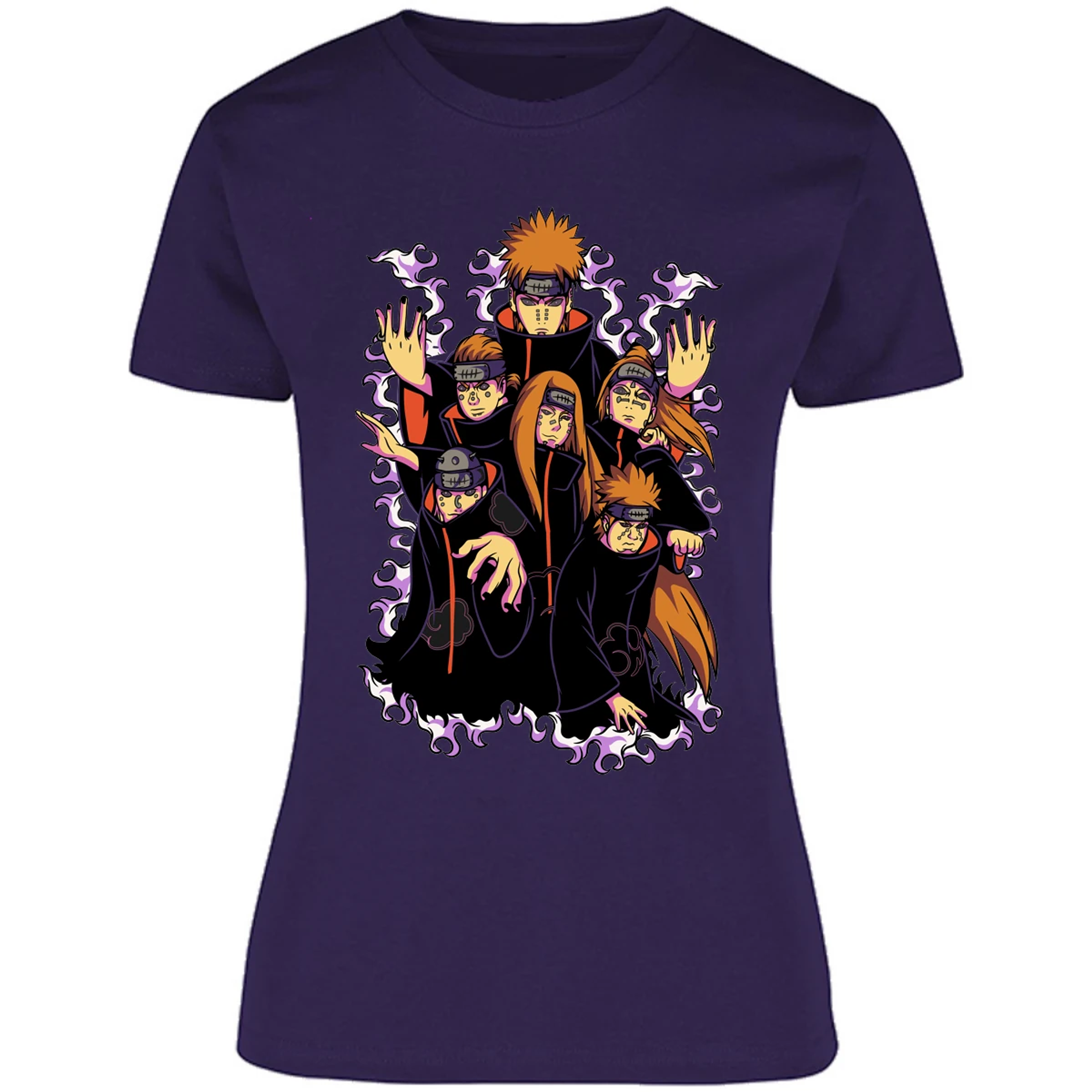 Blusa Naruto Akatsuki Blusa para Mujer 3