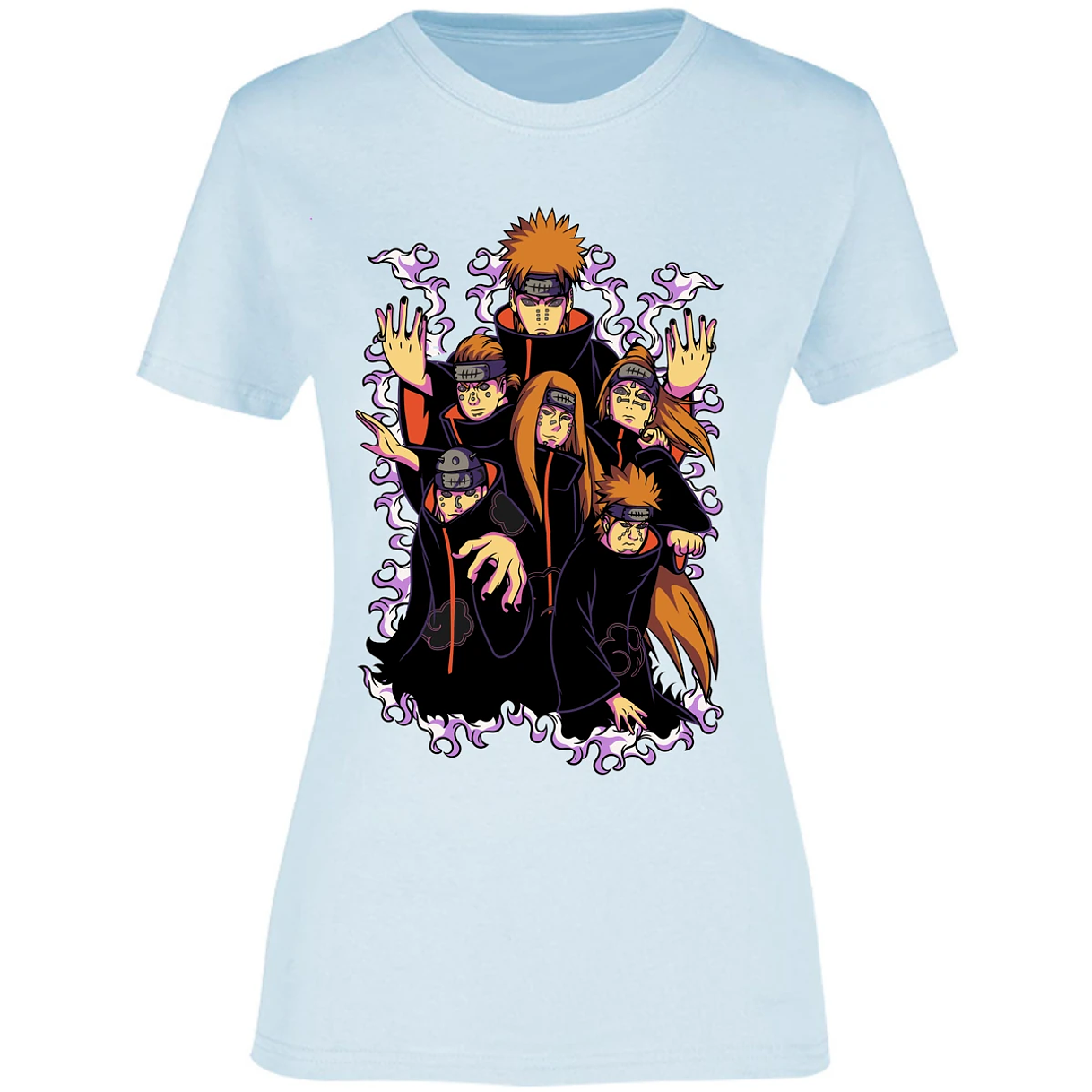 Blusa Naruto Akatsuki Blusa para Mujer 5