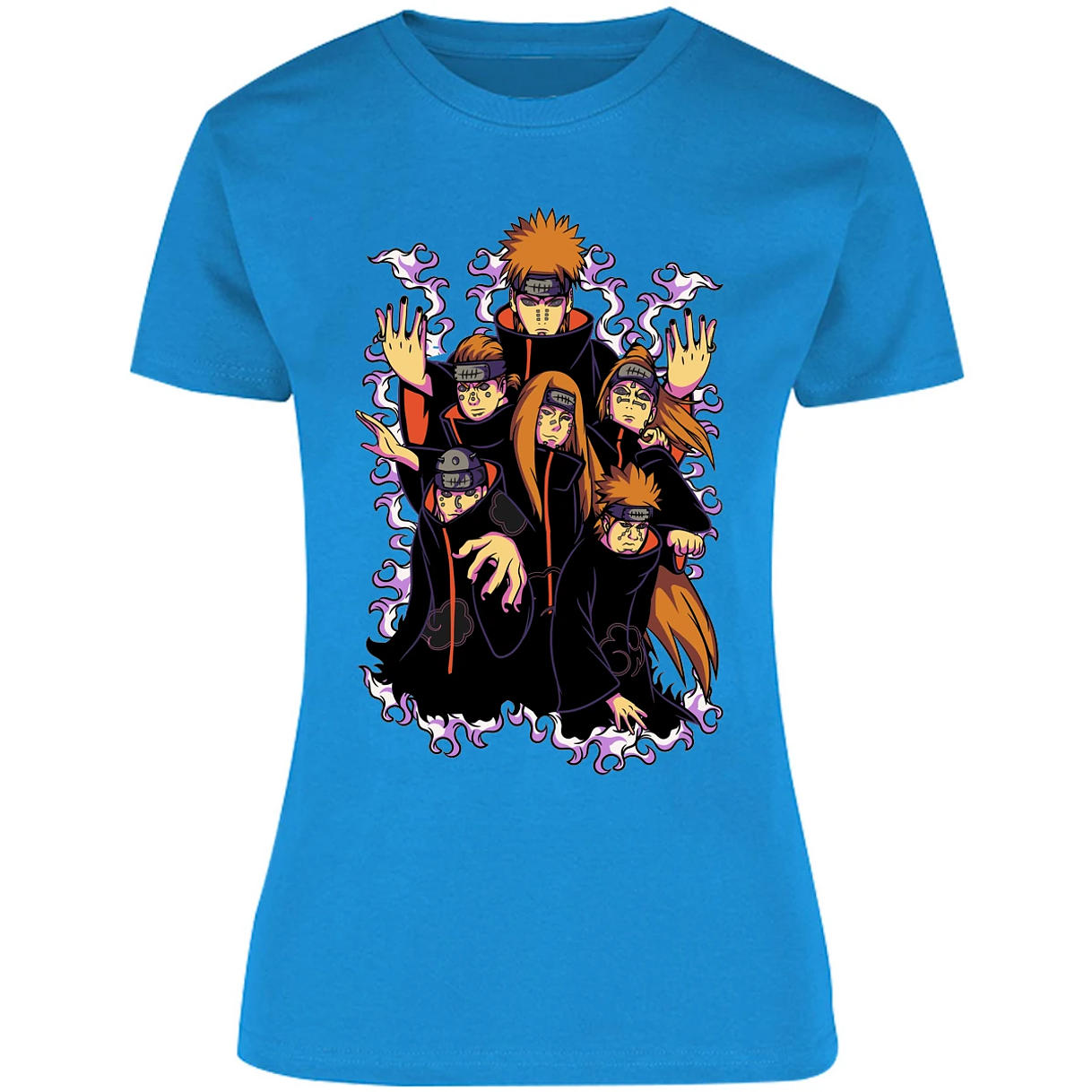 Blusa Naruto Akatsuki Blusa para Mujer 7
