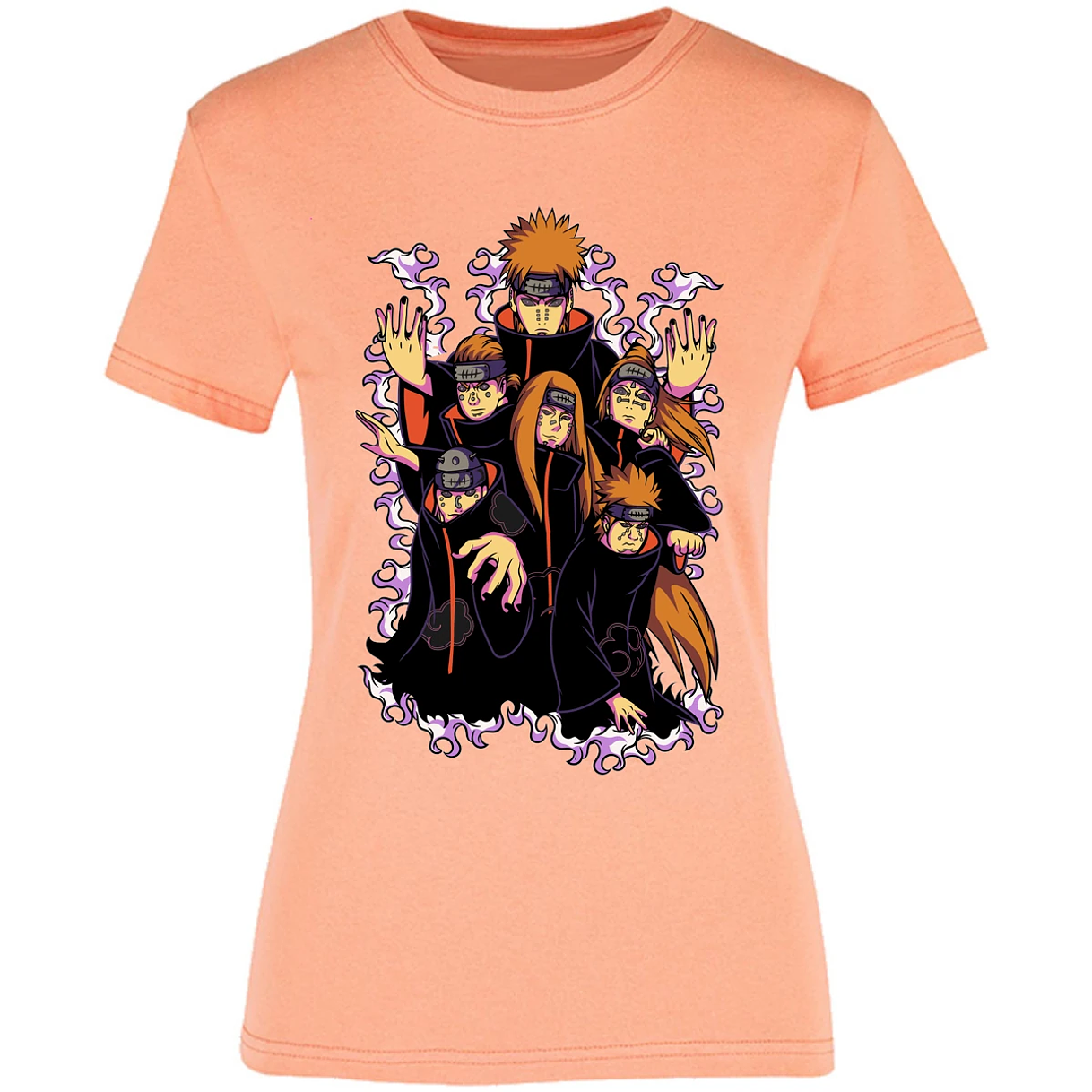 Blusa Naruto Akatsuki Blusa para Mujer 10