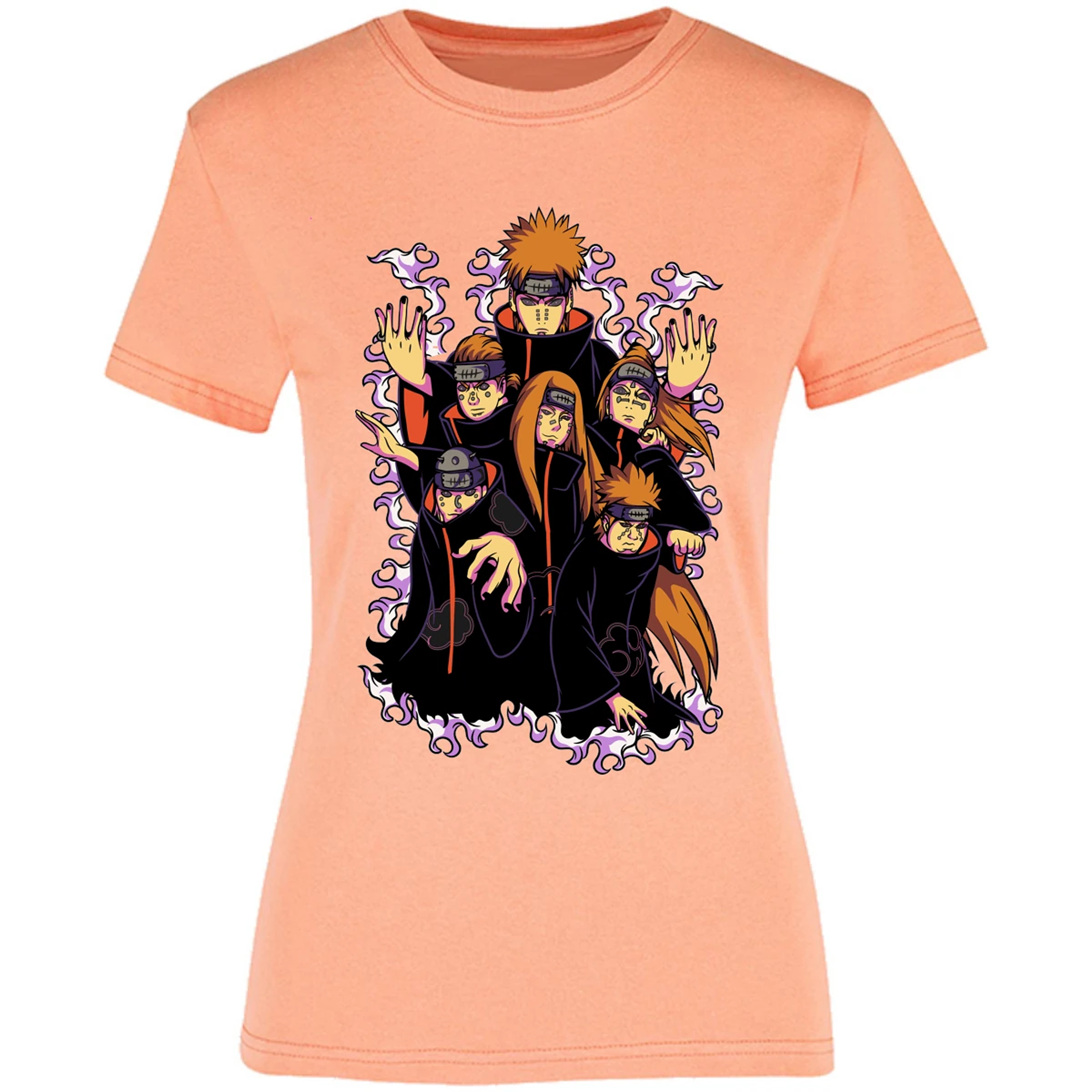 Blusa Naruto Akatsuki Blusa para Mujer 10
