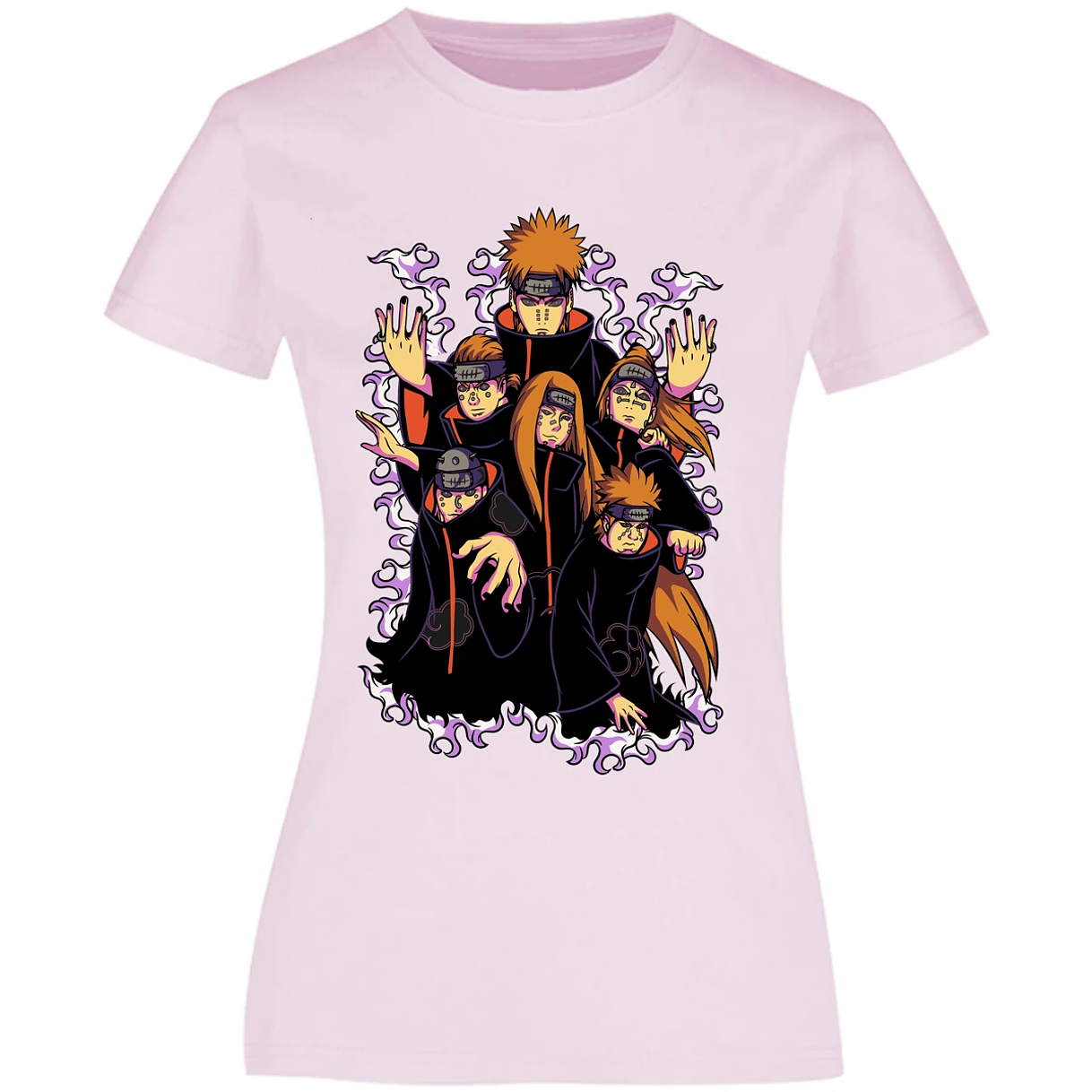 Blusa Naruto Akatsuki Blusa para Mujer 13