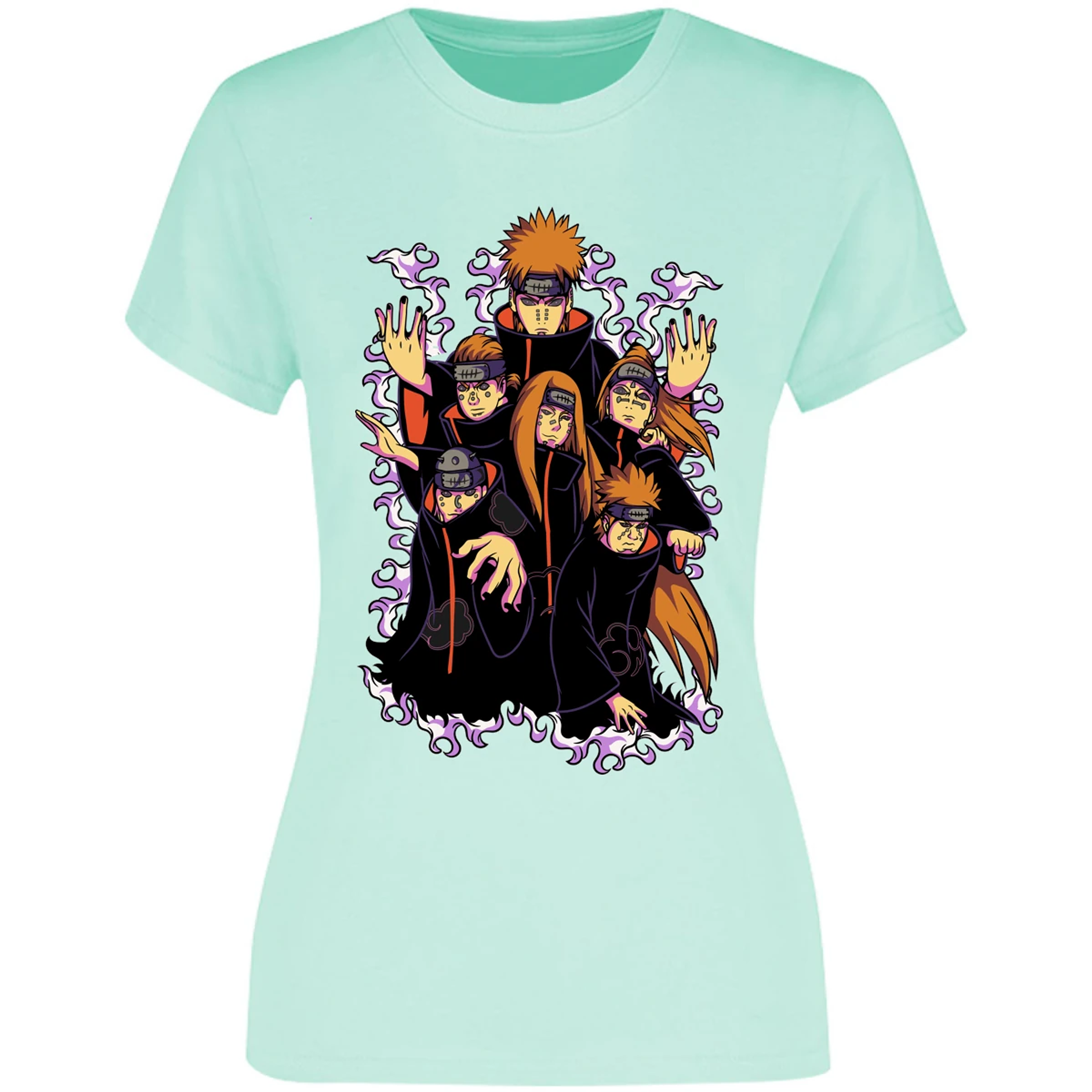 Blusa Naruto Akatsuki Blusa para Mujer 17