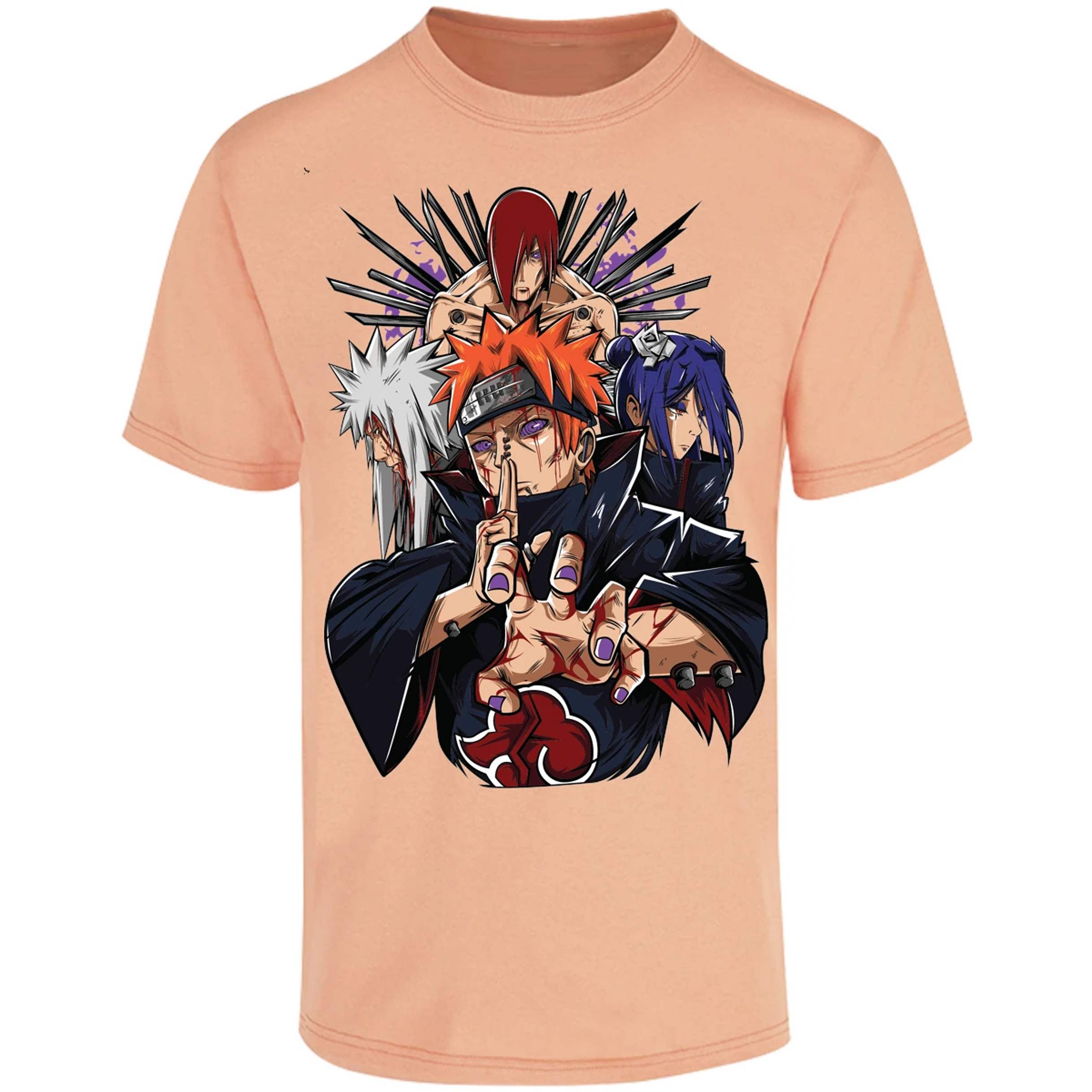 Playera Naruto Pain Anime para Adulto 21