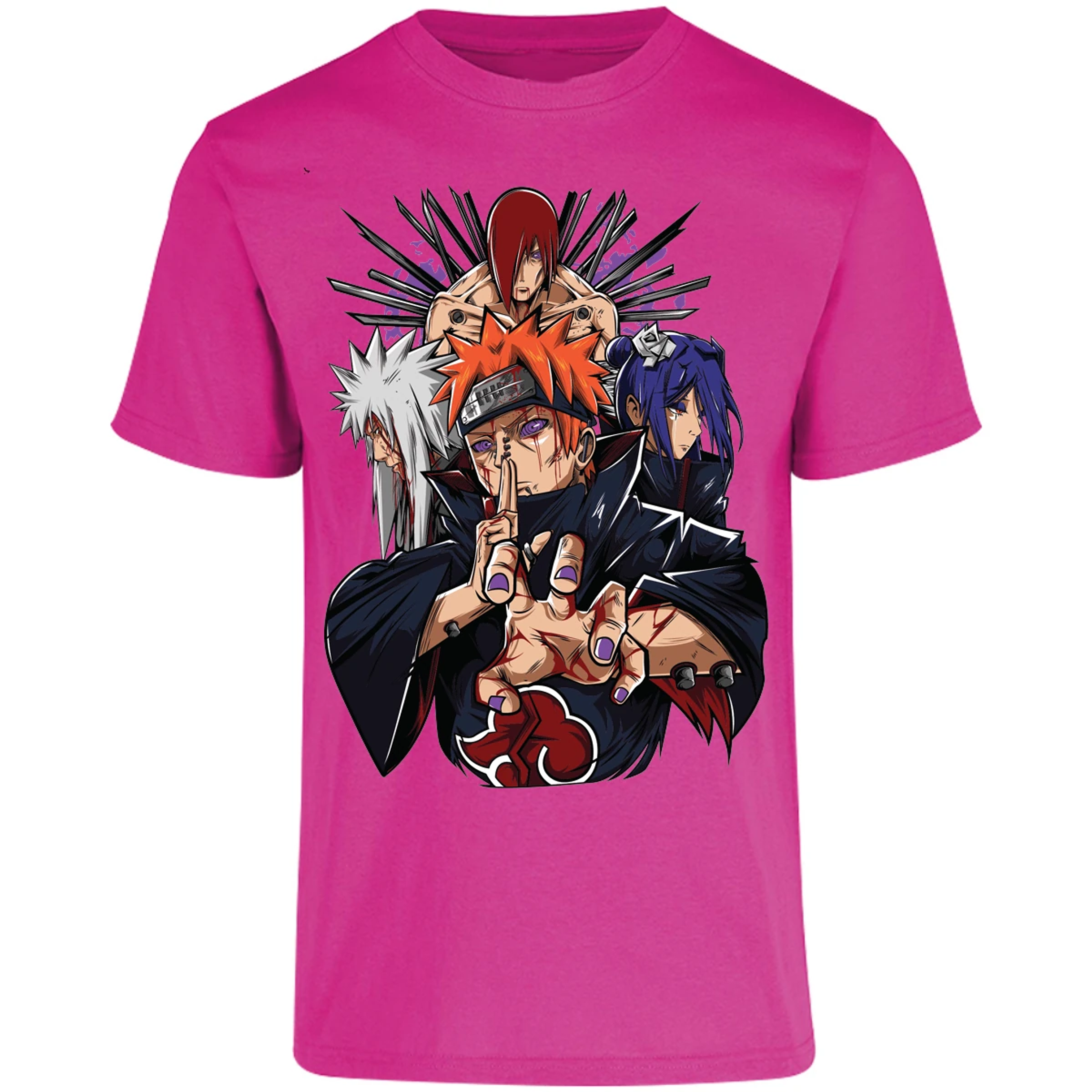 Playera Naruto Pain Anime para Adulto 5