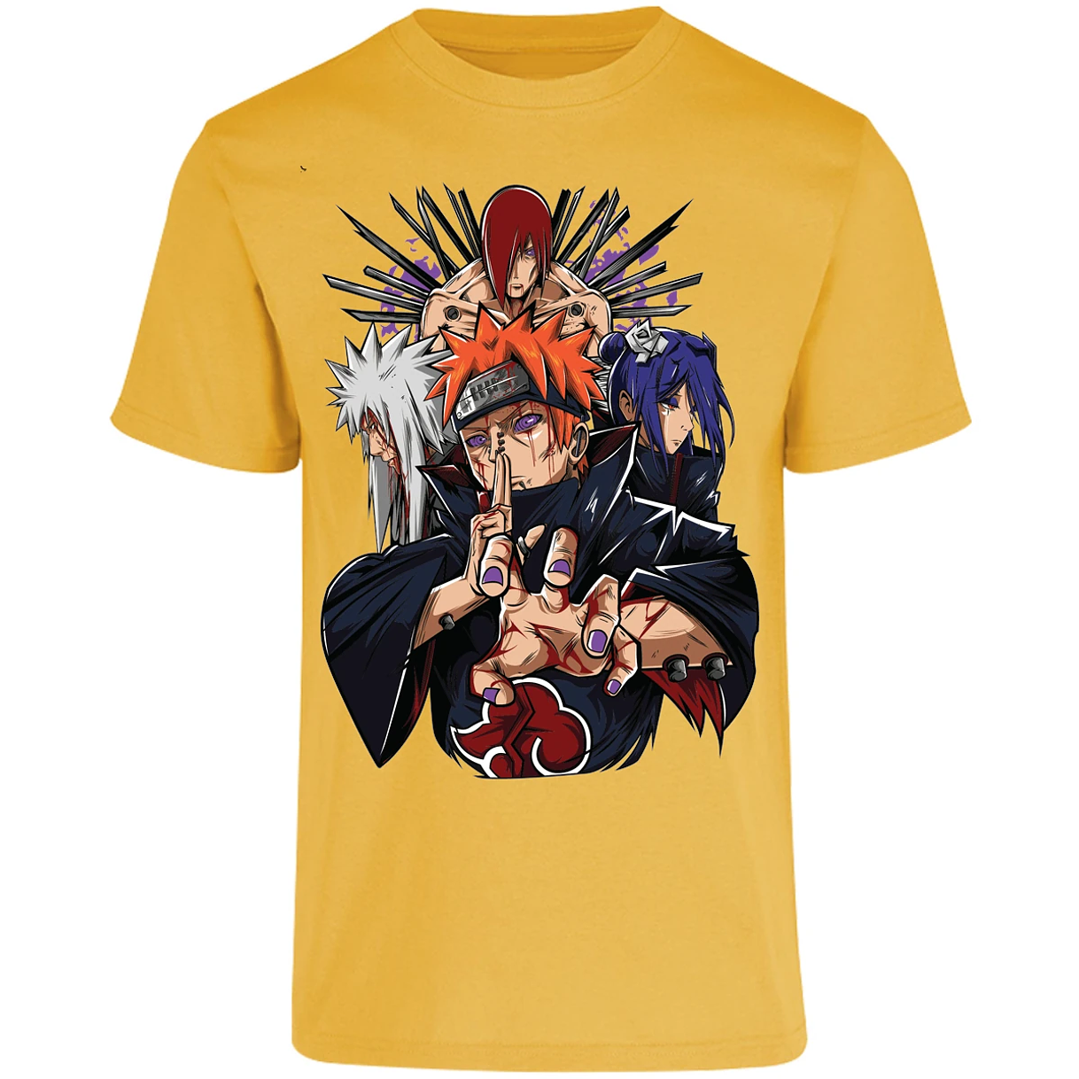 Playera Naruto Pain Anime para Adulto 27
