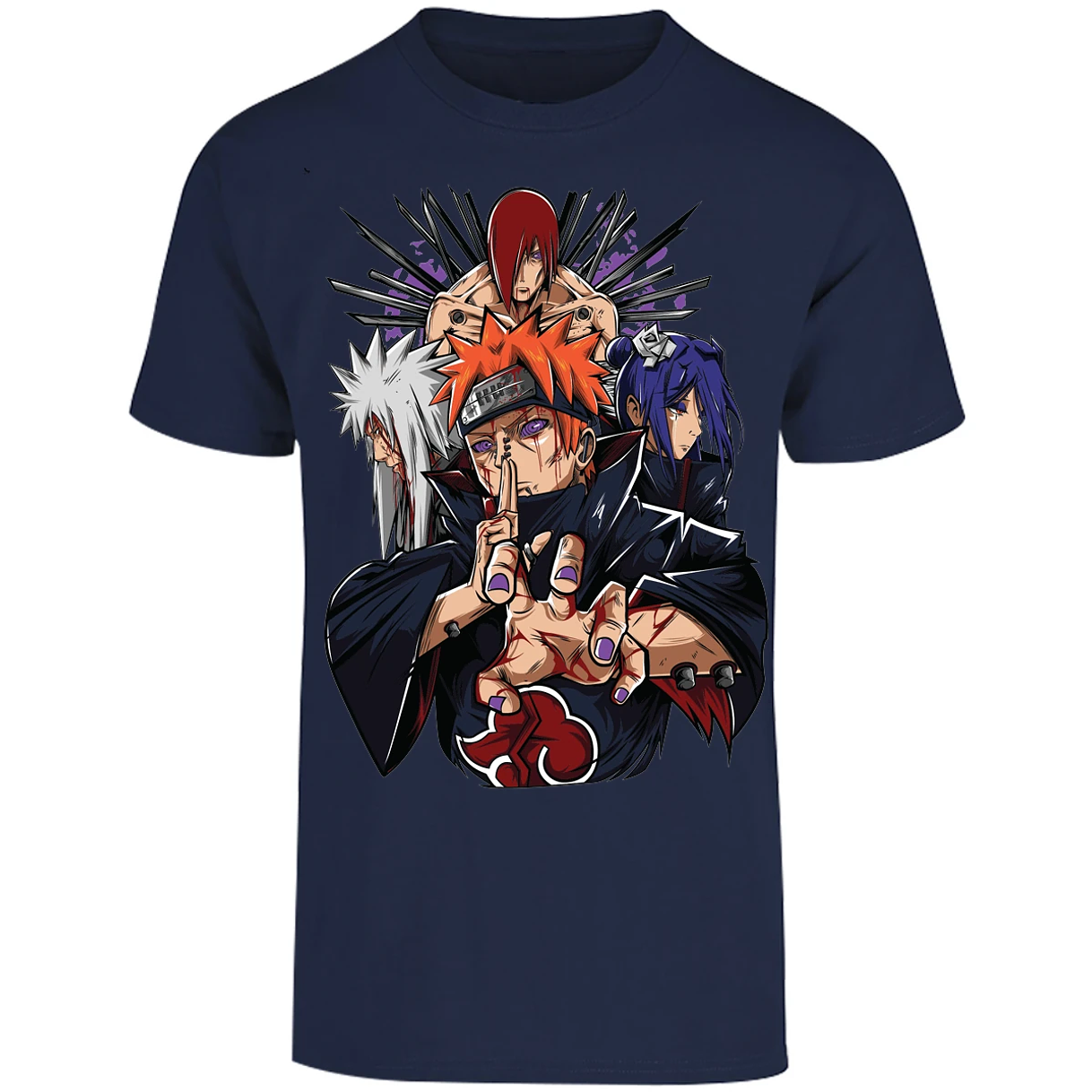 Playera Naruto Pain Anime para Adulto 1
