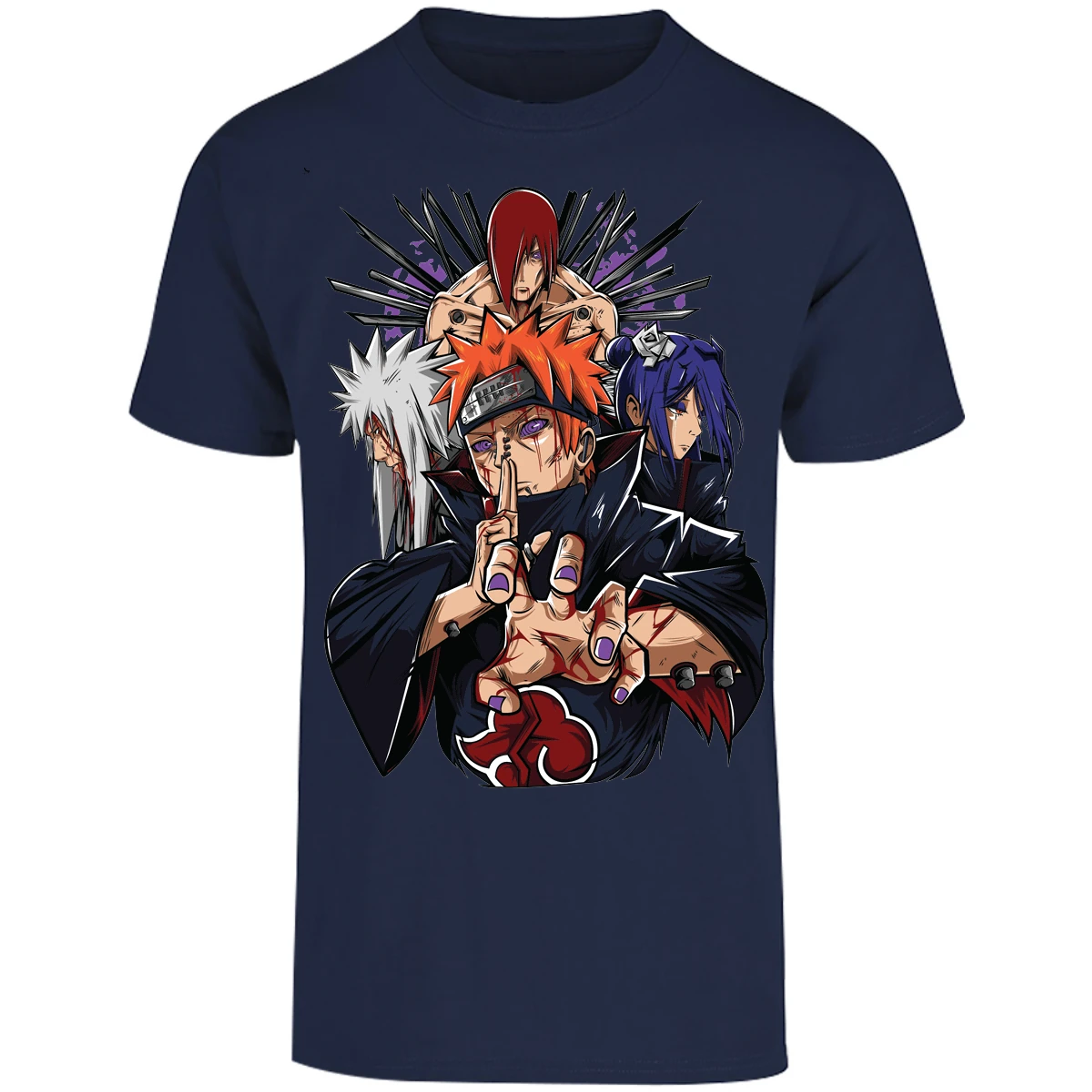 Playera Naruto Pain Anime para Adulto 1