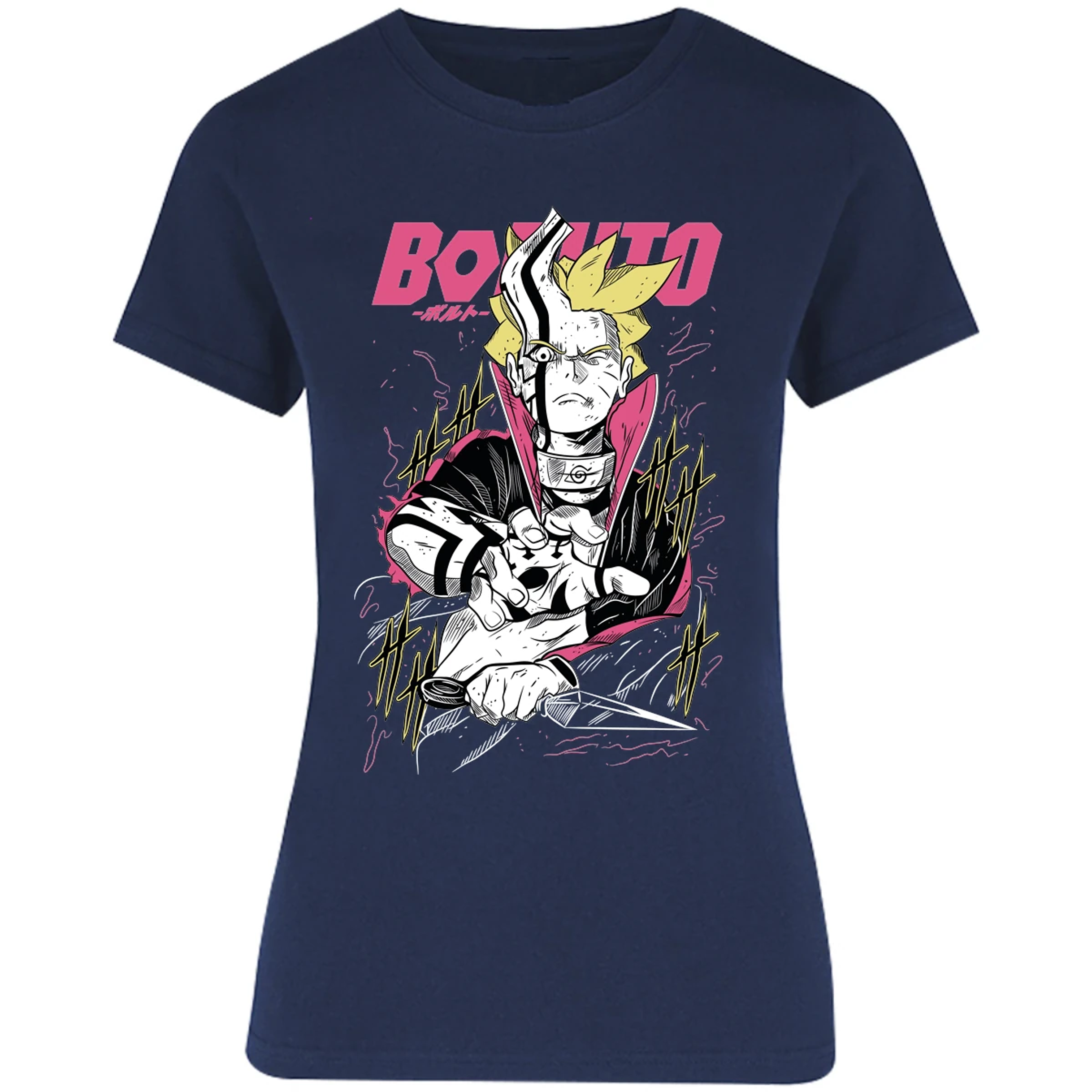 Blusa Naruto Boruto Basic Blusa para Mujer 15