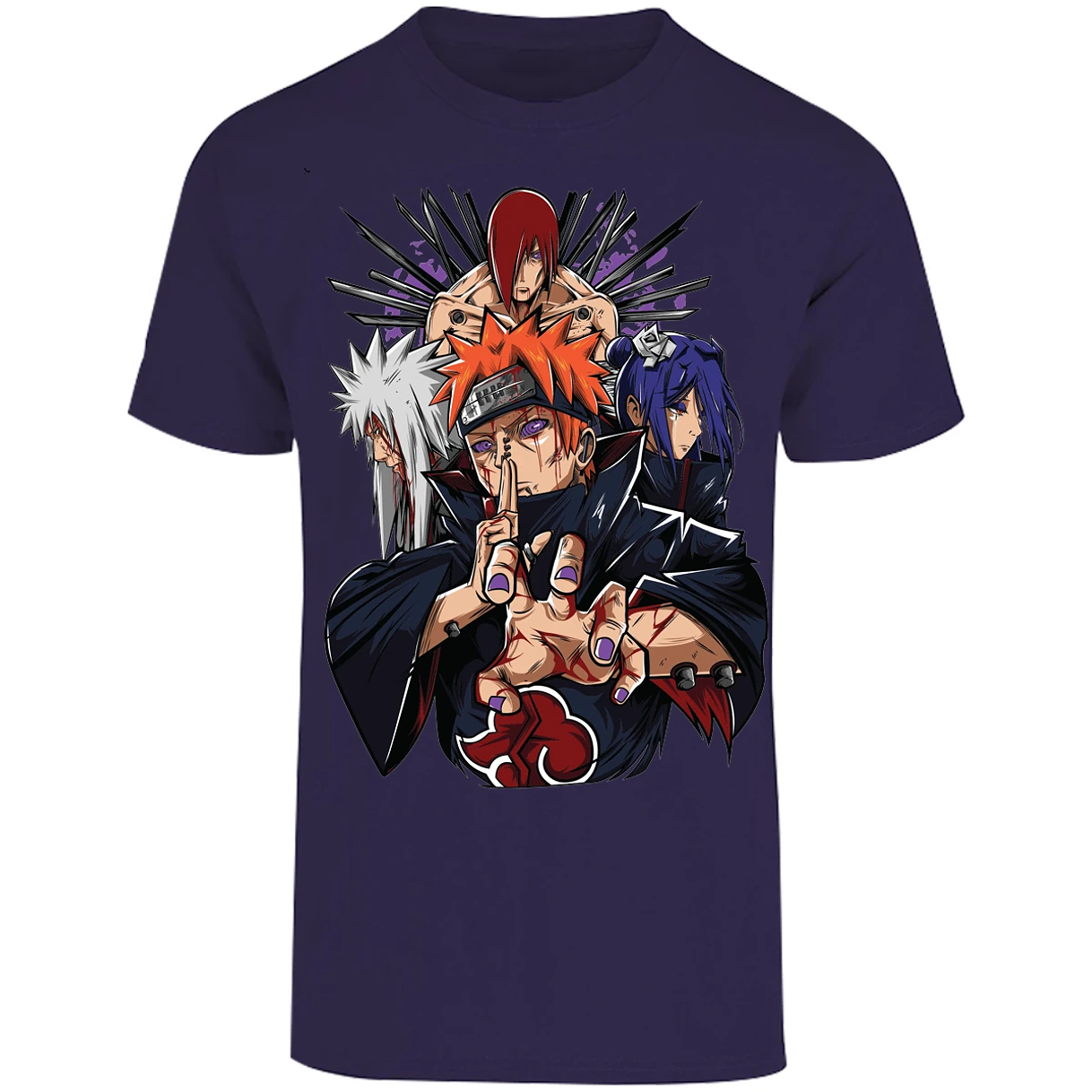 Playera Naruto Pain Anime para Adulto 11