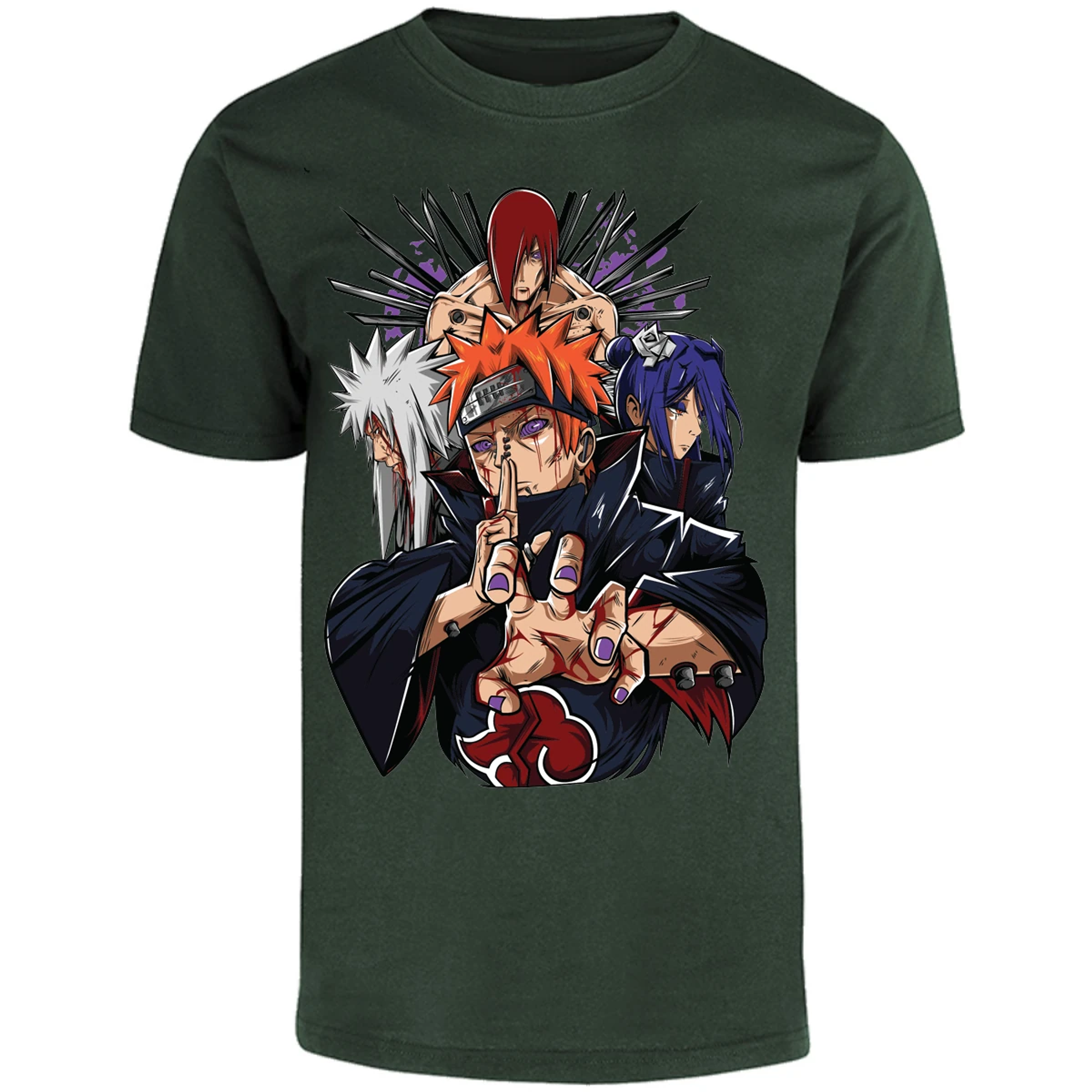 Playera Naruto Pain Anime para Adulto 3