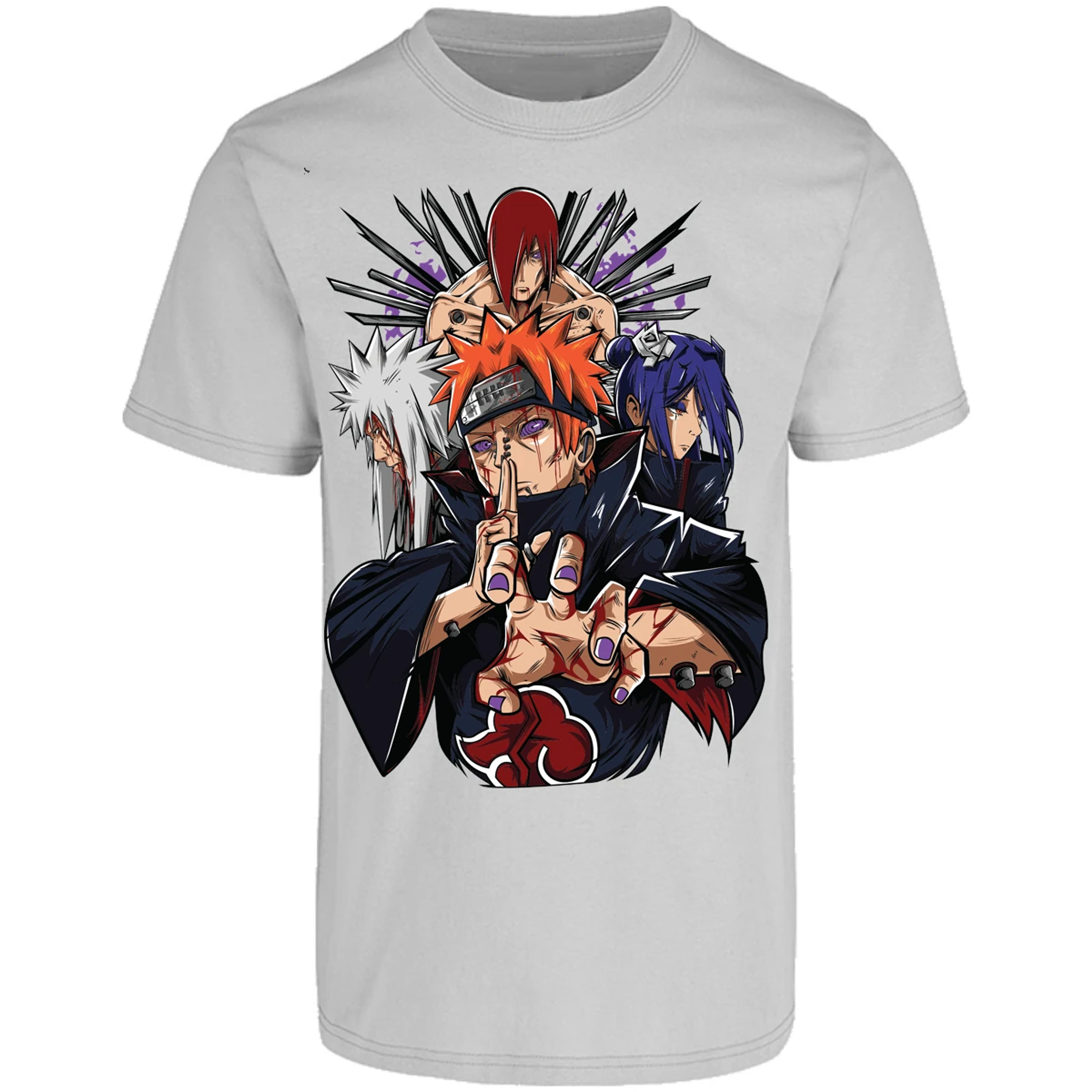 Playera Naruto Pain Anime para Adulto 8