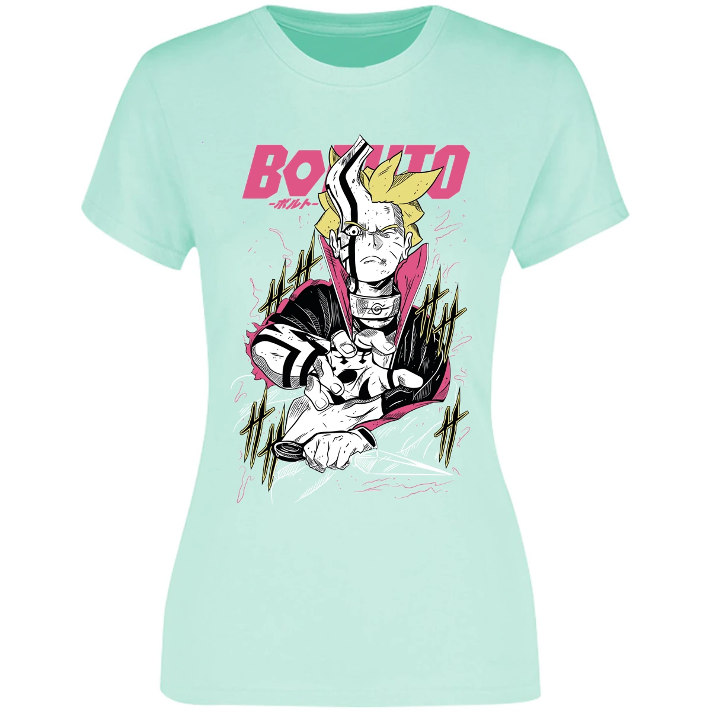 Blusa Naruto Boruto Basic Blusa para Mujer 18