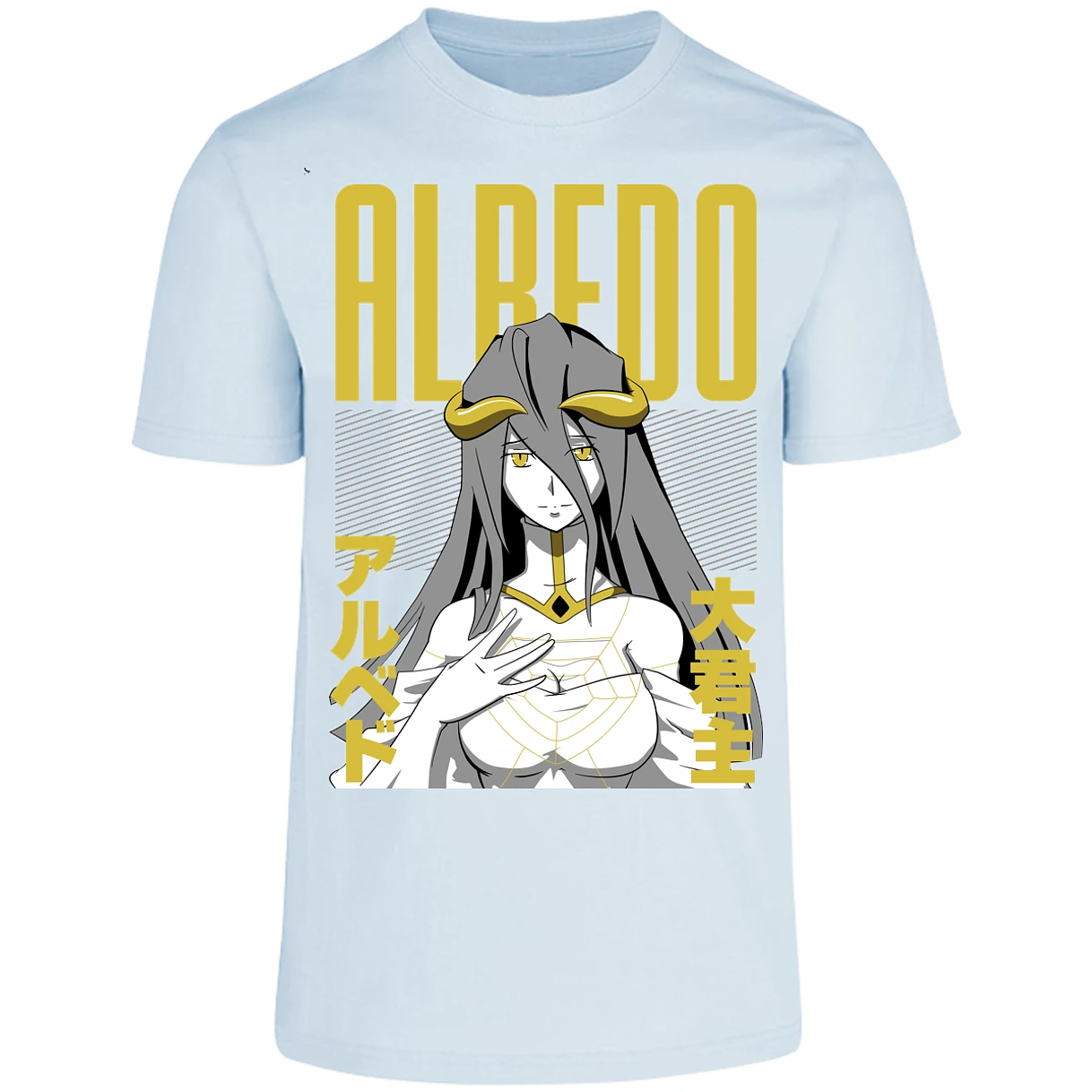 Playera Overlord Anime Albedo para Adulto 7
