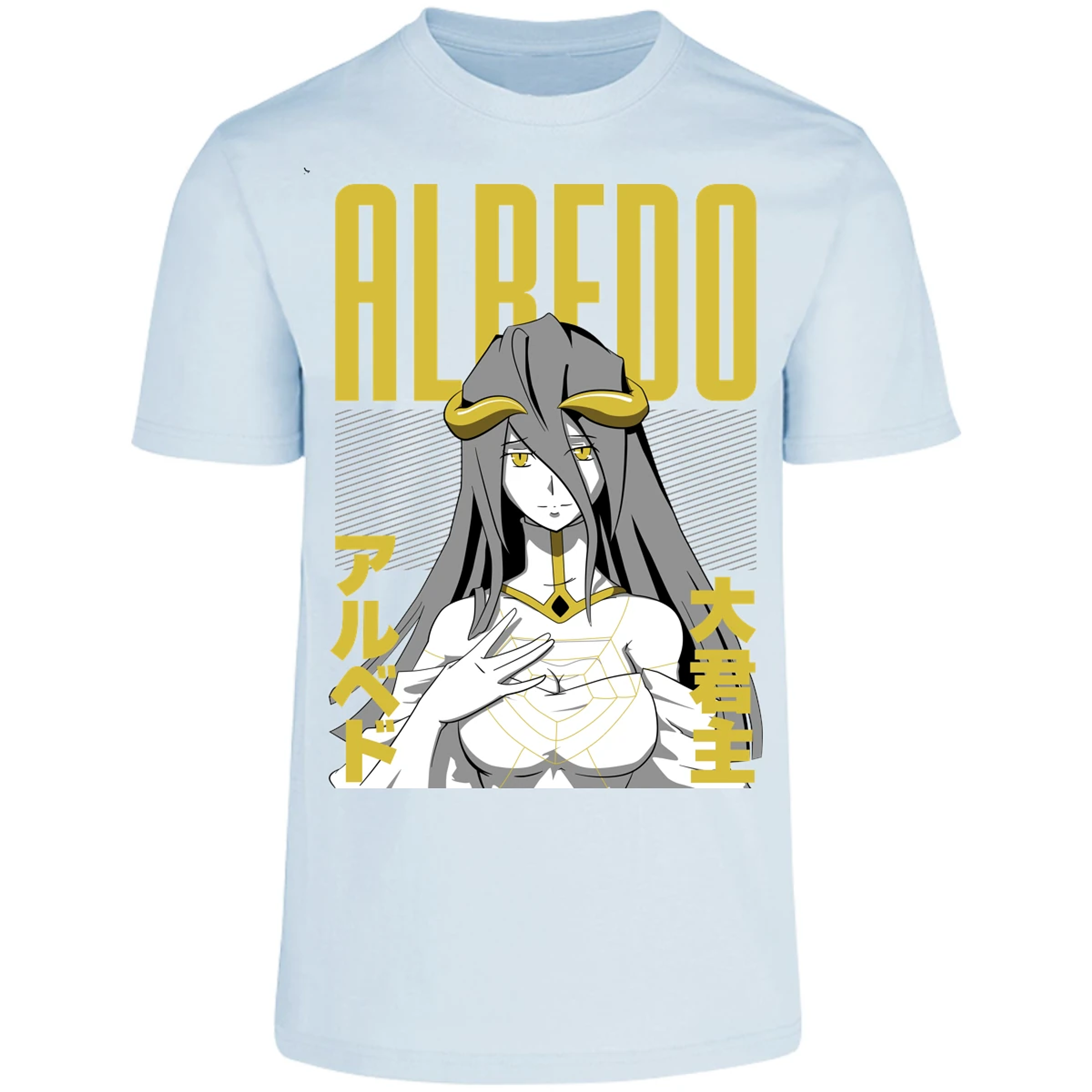 Playera Overlord Anime Albedo para Adulto 7