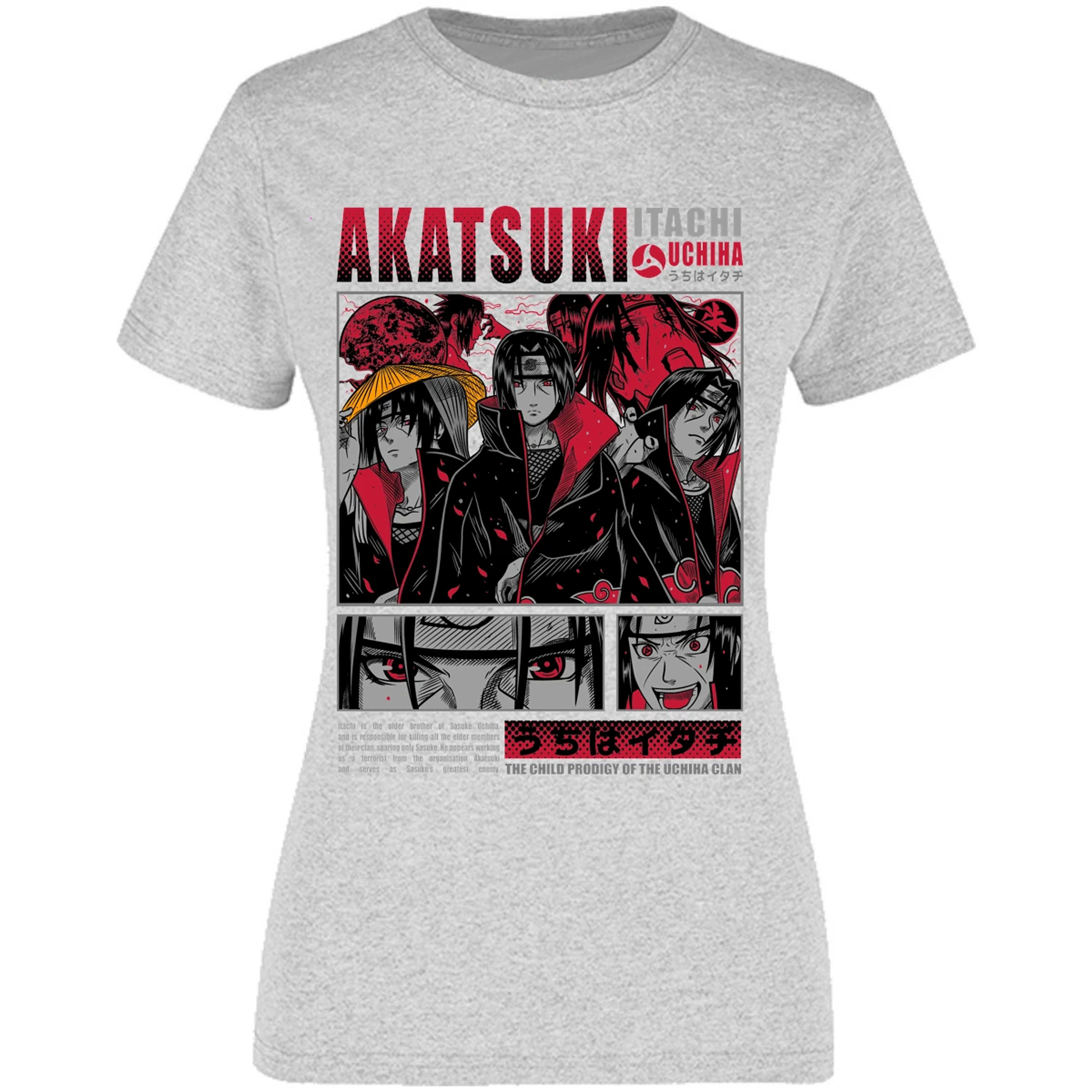 Blusa Naruto Diseo De Itachi Uchiha Blusa para Mujer 10
