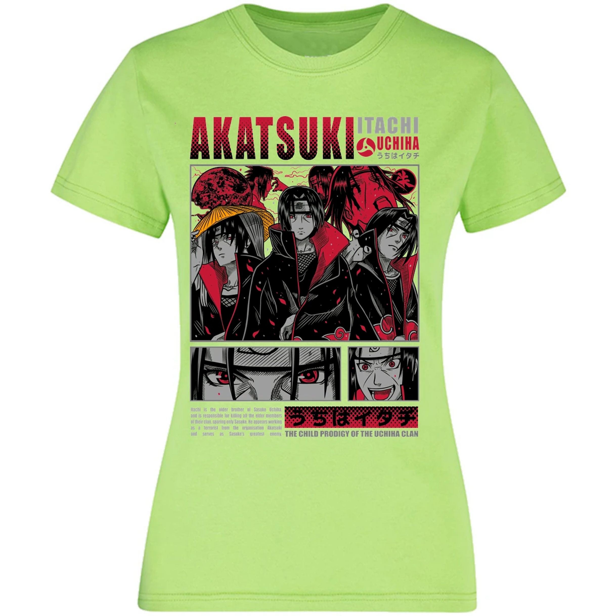 Blusa Naruto Diseo De Itachi Uchiha Blusa para Mujer 2
