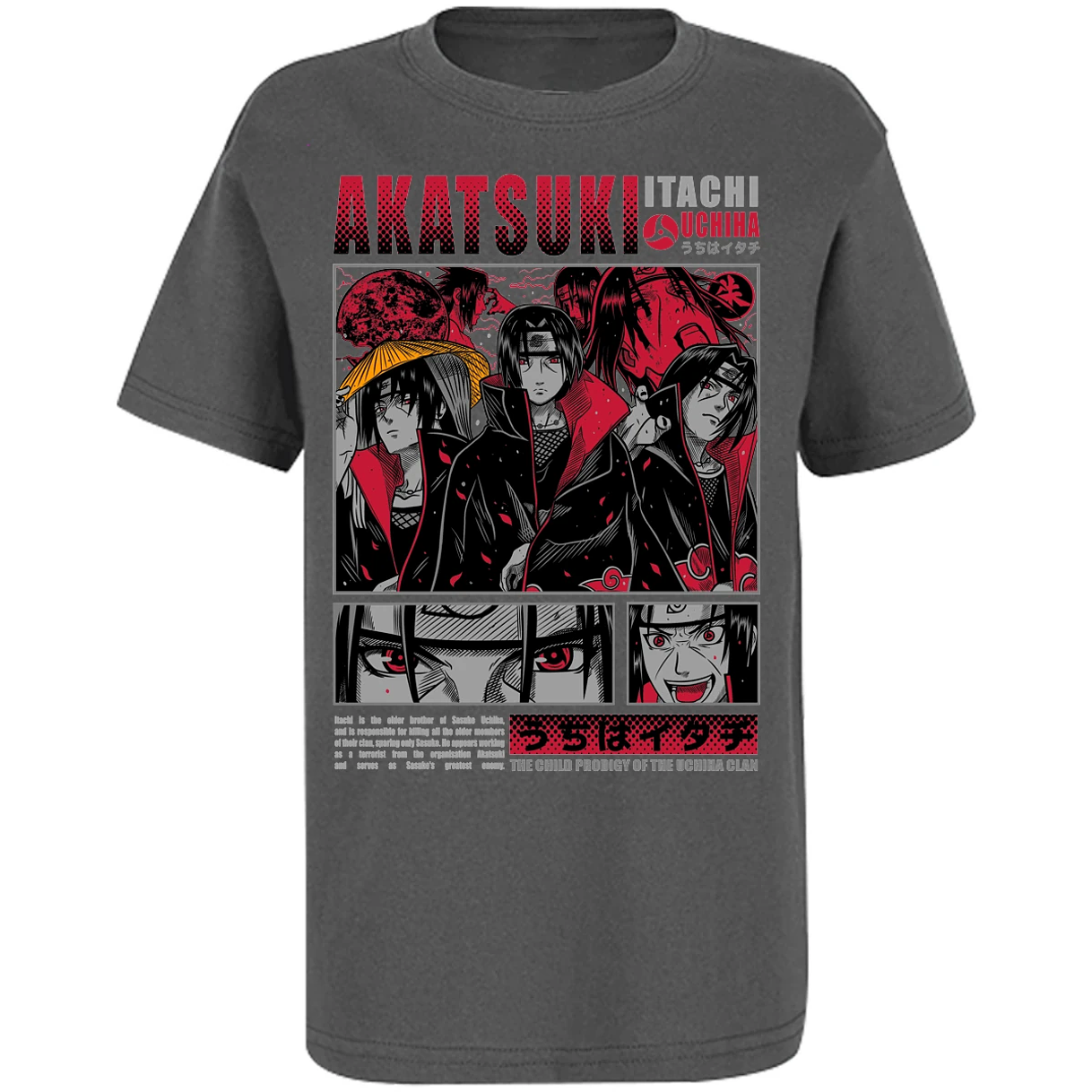 Playera Naruto Diseo De Itachi Uchiha para Niño 1