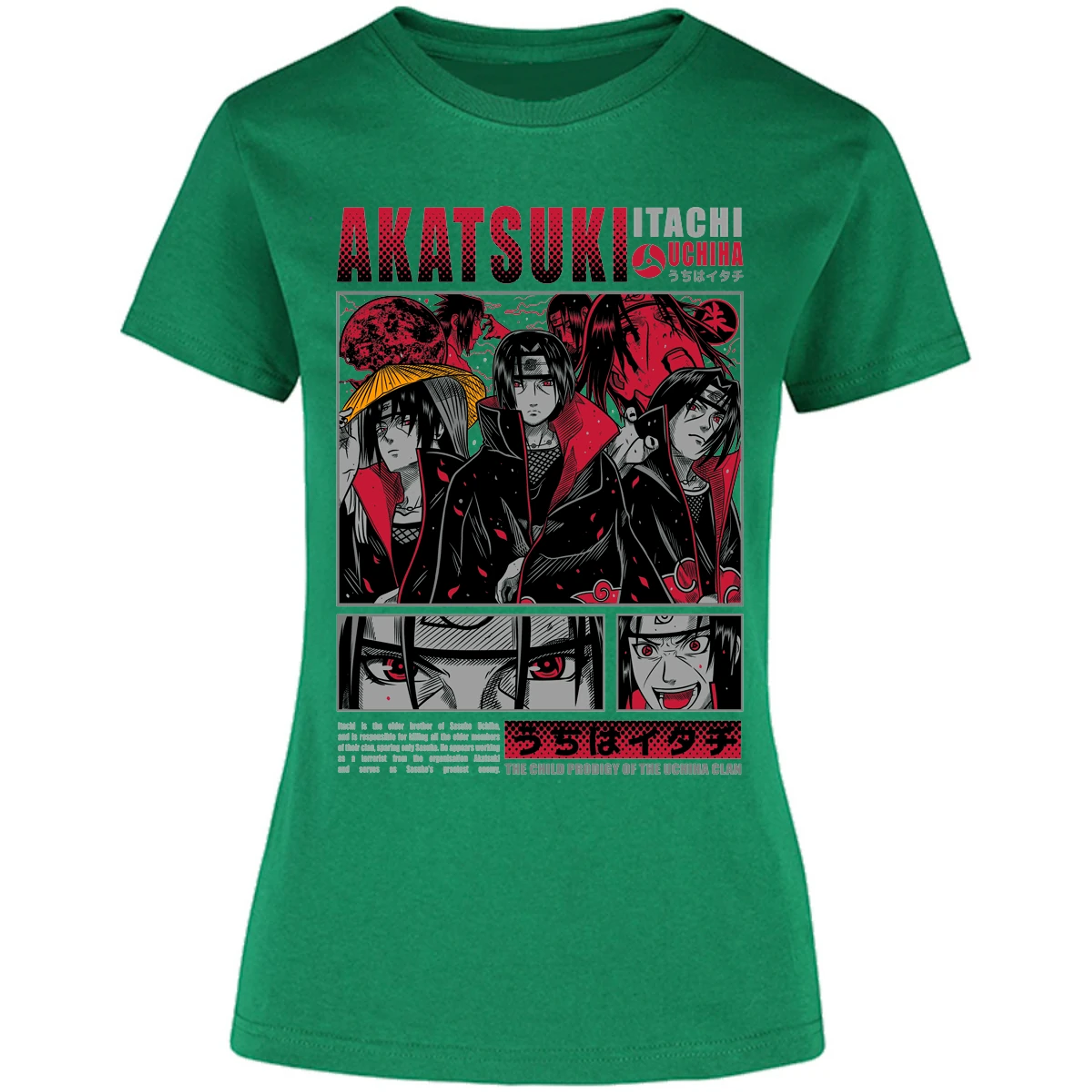 Blusa Naruto Diseo De Itachi Uchiha Blusa para Mujer 1