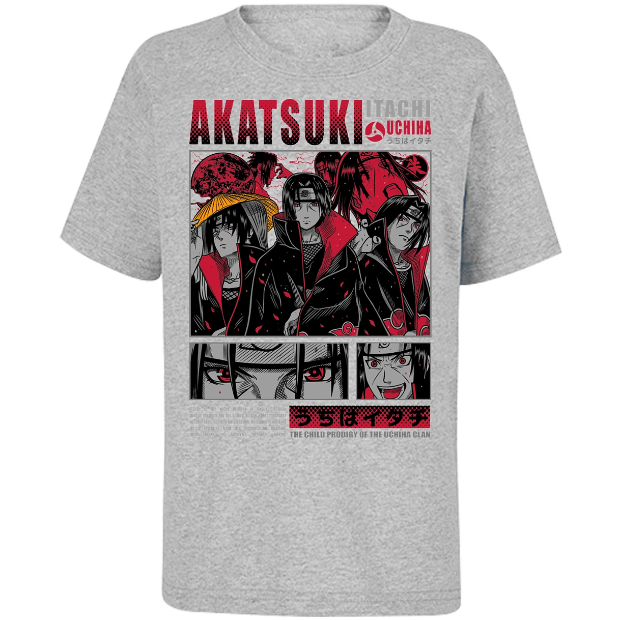 Playera Naruto Diseo De Itachi Uchiha para Niño 9